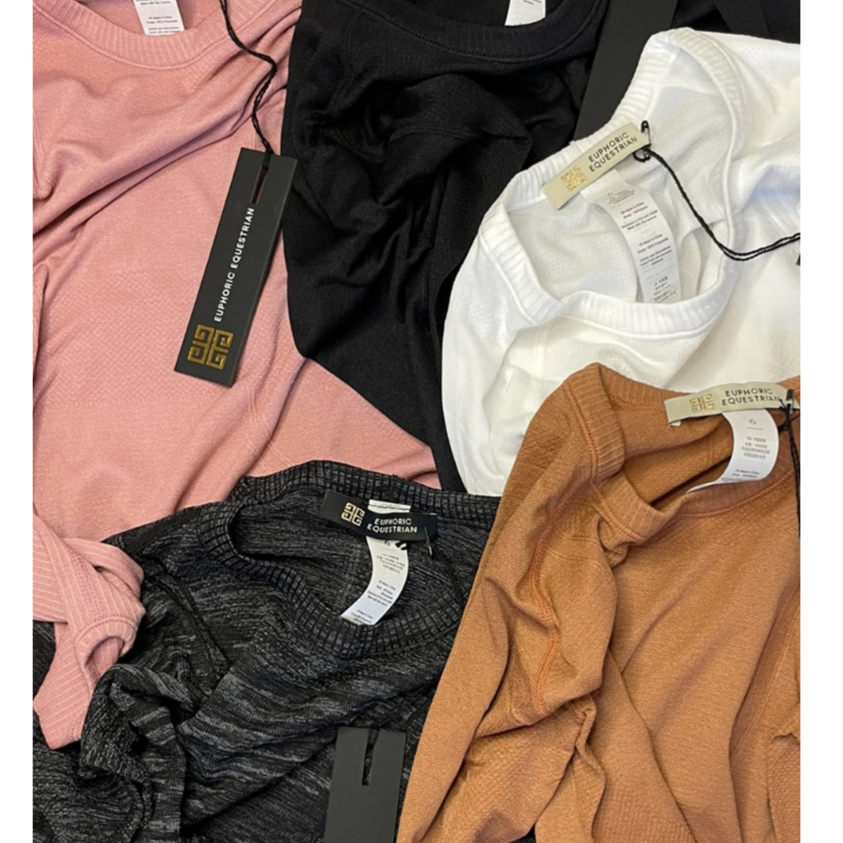 Euphoric Equestrian Euphoric Eq Calabasas Ladies' Crew Long Sleeve Shirt