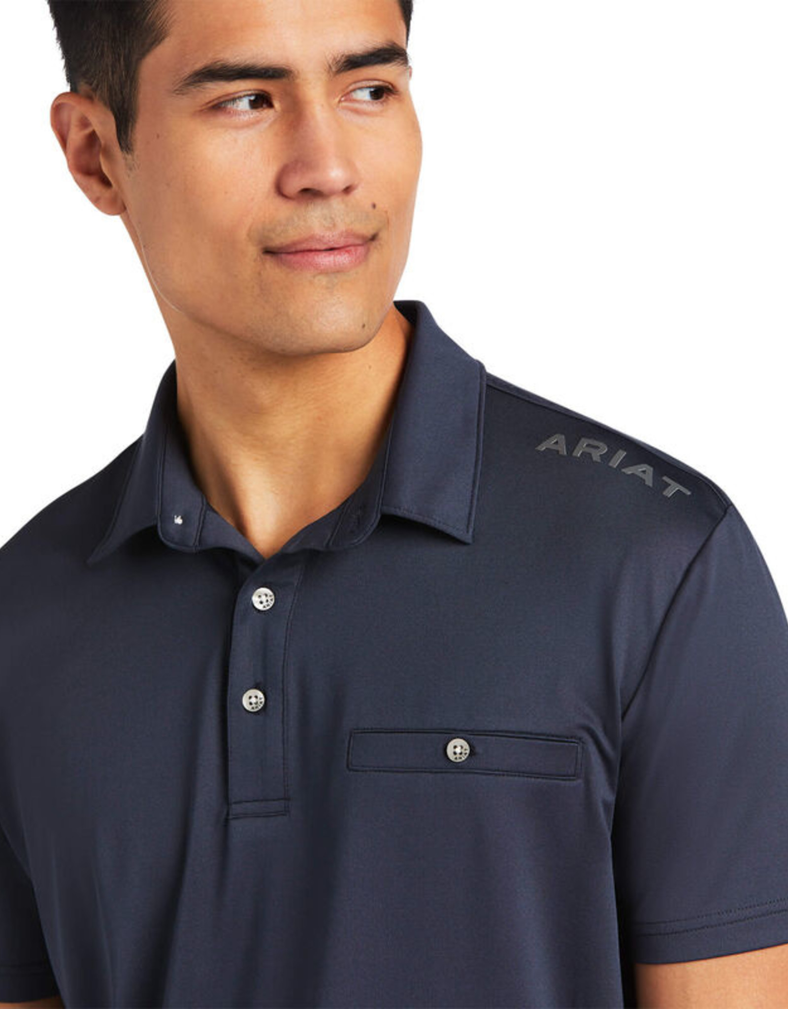 ARIAT Tek 2.0 Polo Hibiscus SM at  Men's Clothing store