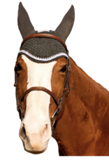 Equine Couture Crystal & Rope Fly Bonnet