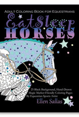 Eat Sleep Horses Coloring Book