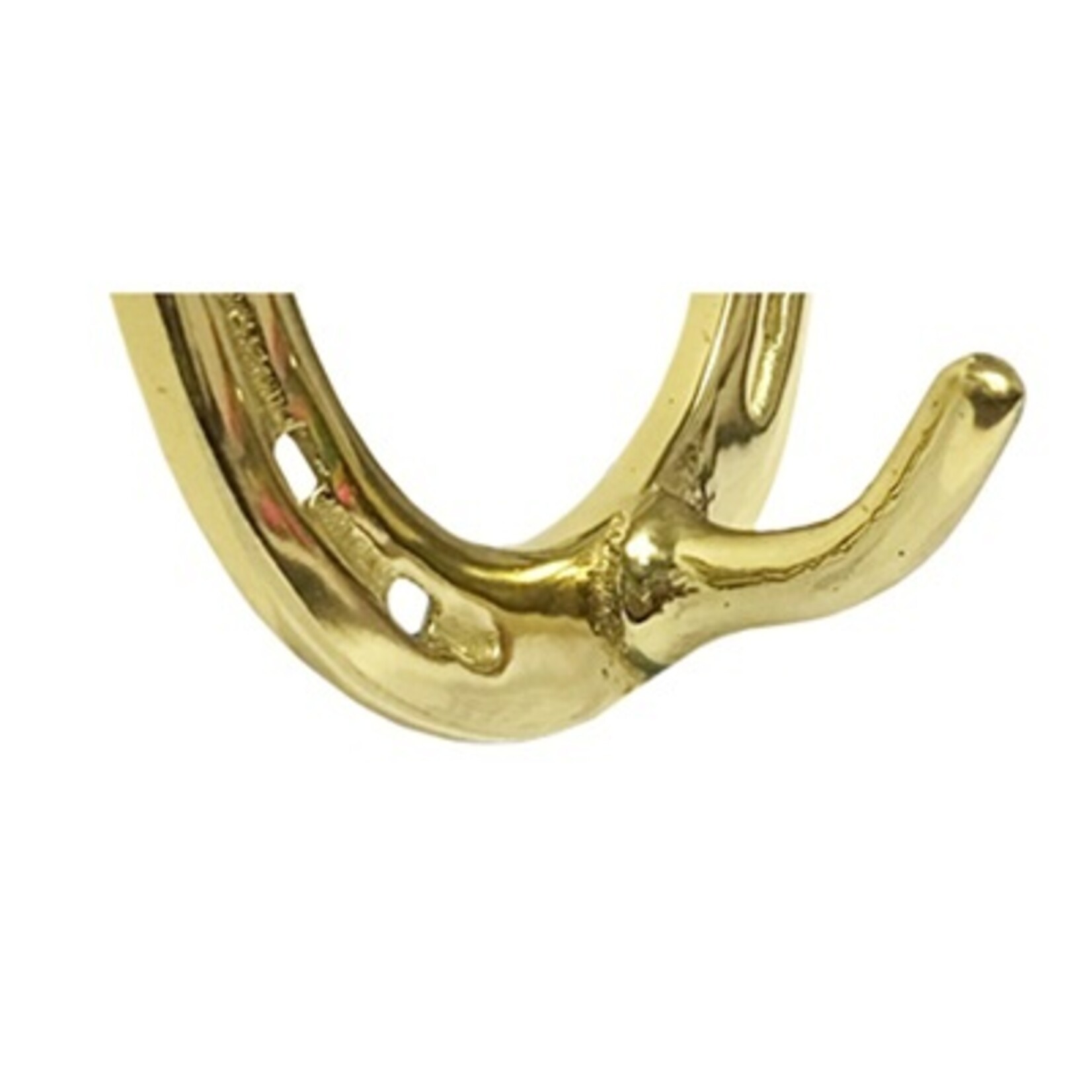 JMI Brass Horseshoe Hook