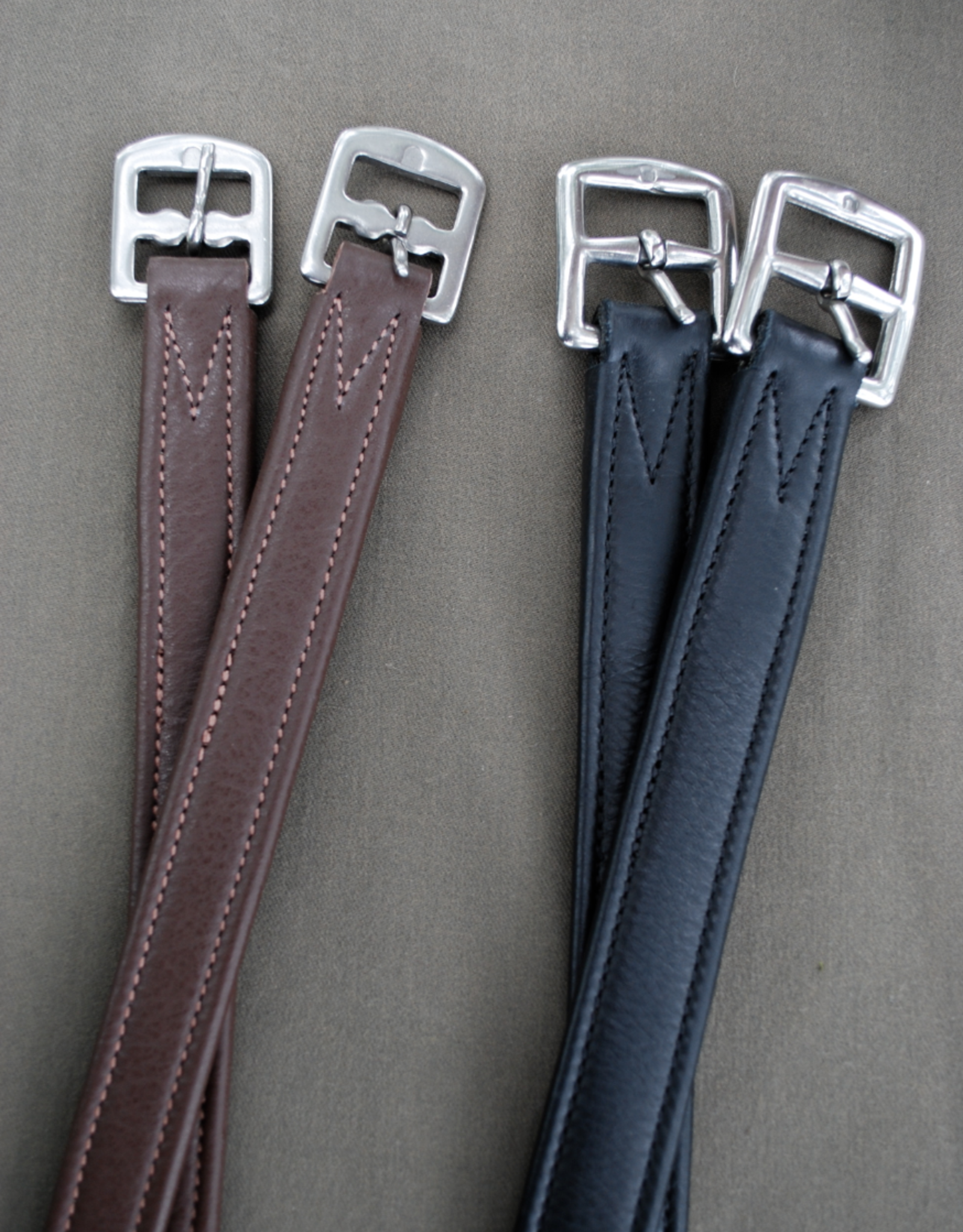 Red Barn Lined Stirrup Leathers