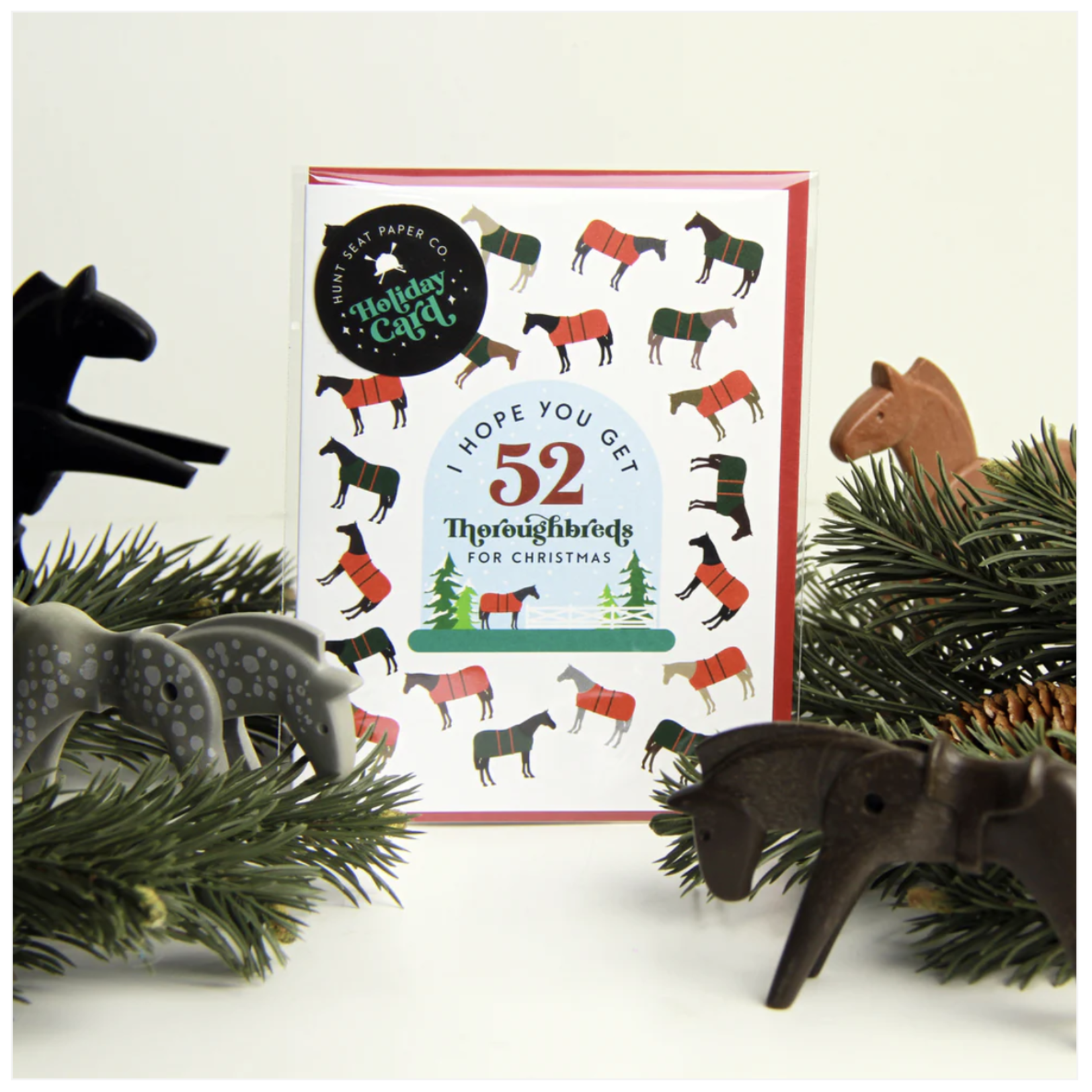 Hunt Seat Paper Co Hunt Seat Paper Co. 52 Thoroughbreds Card Set