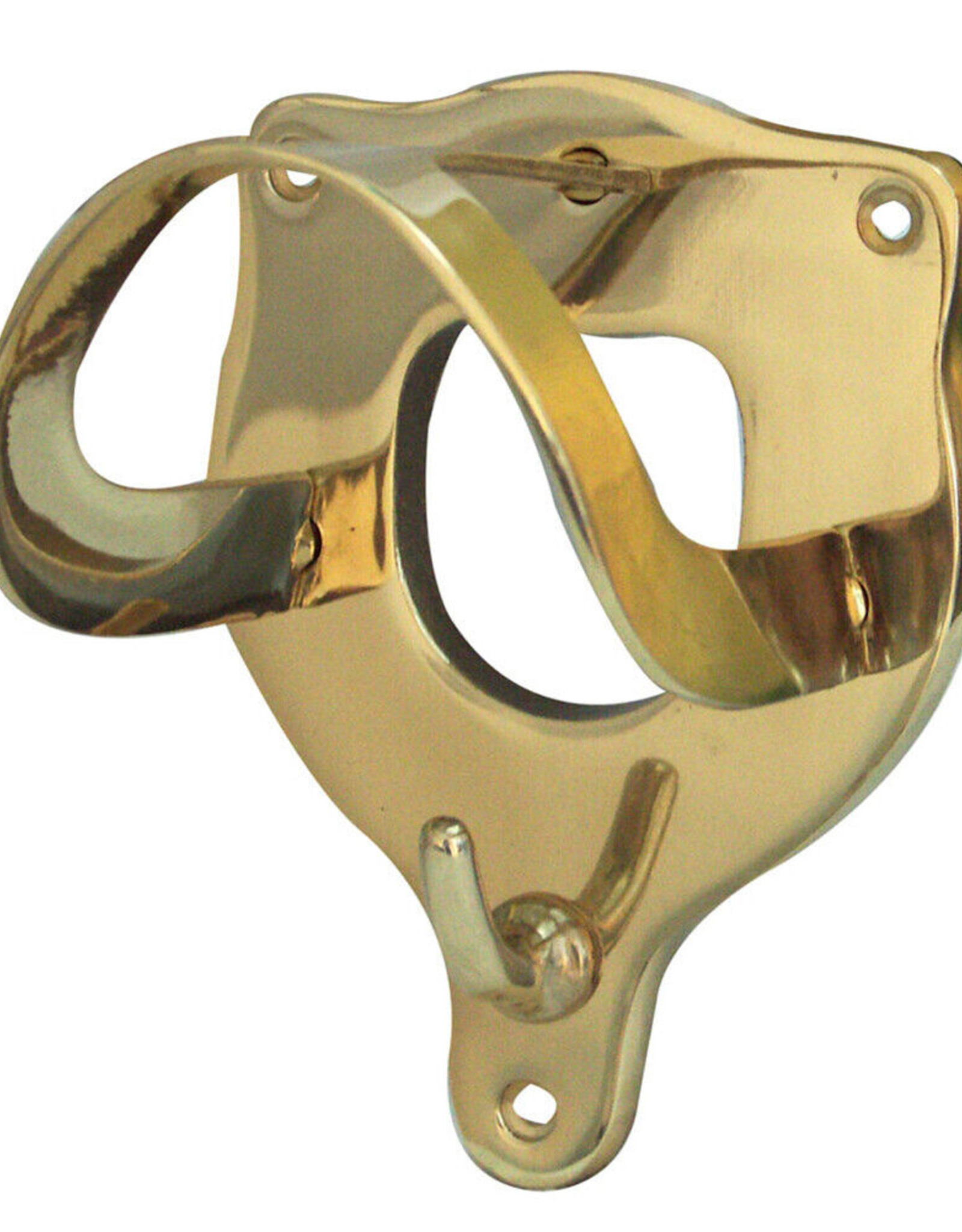 Intrepid Solid Brass Bridle Hook
