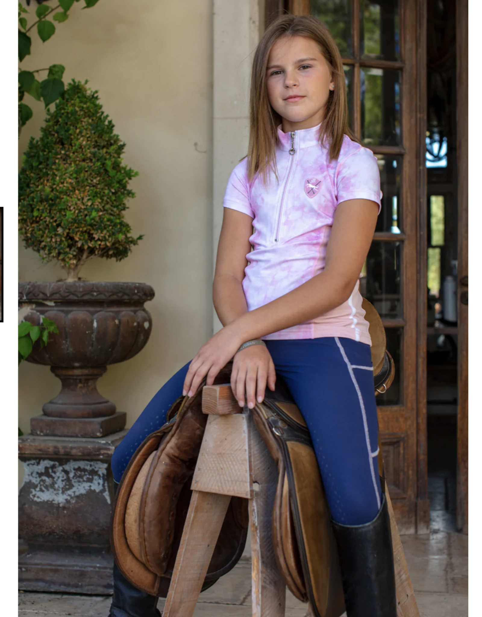 Goode Rider Kids' Lucky Knee Patch Breech