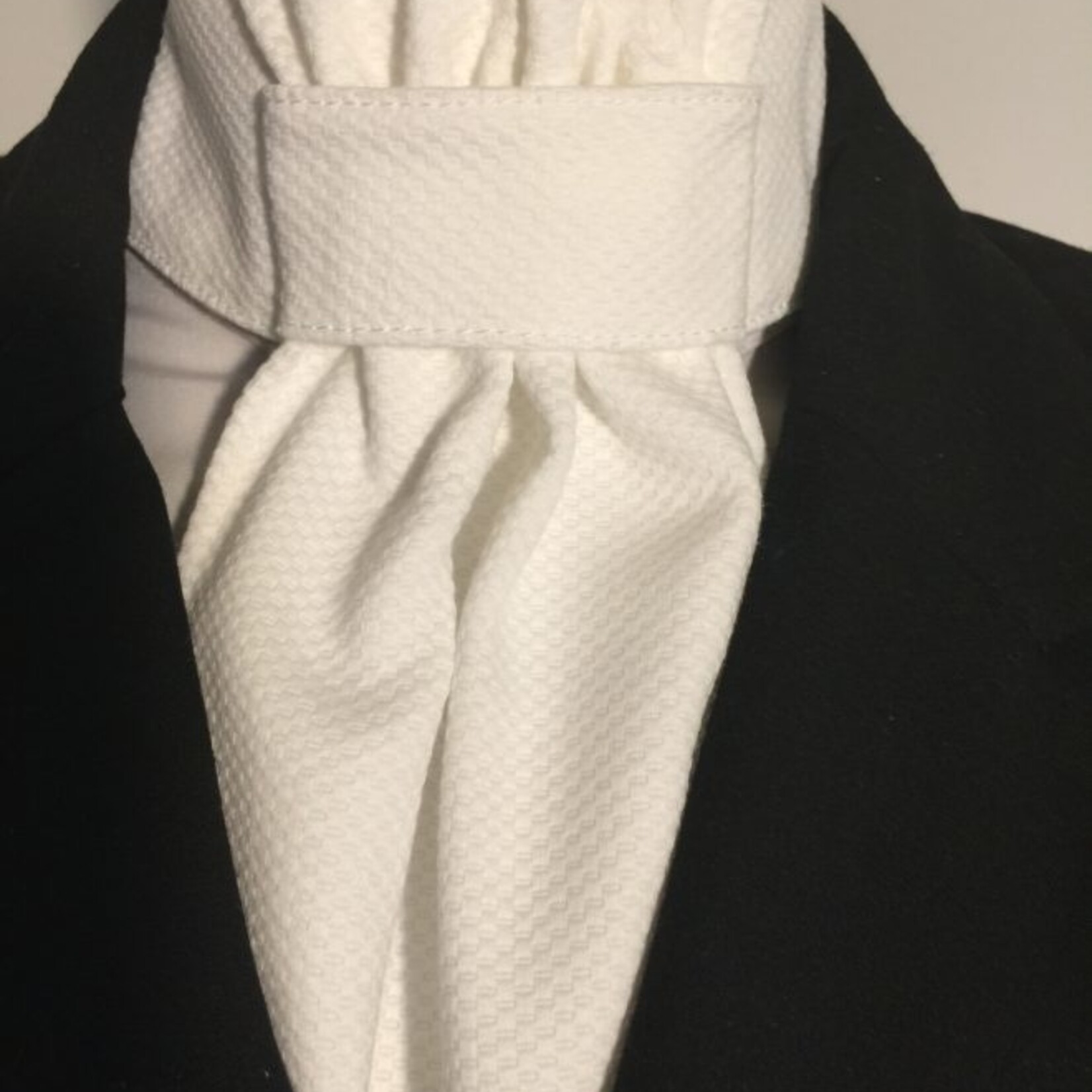 Equi-Logic Ruffled Pique Stock Tie