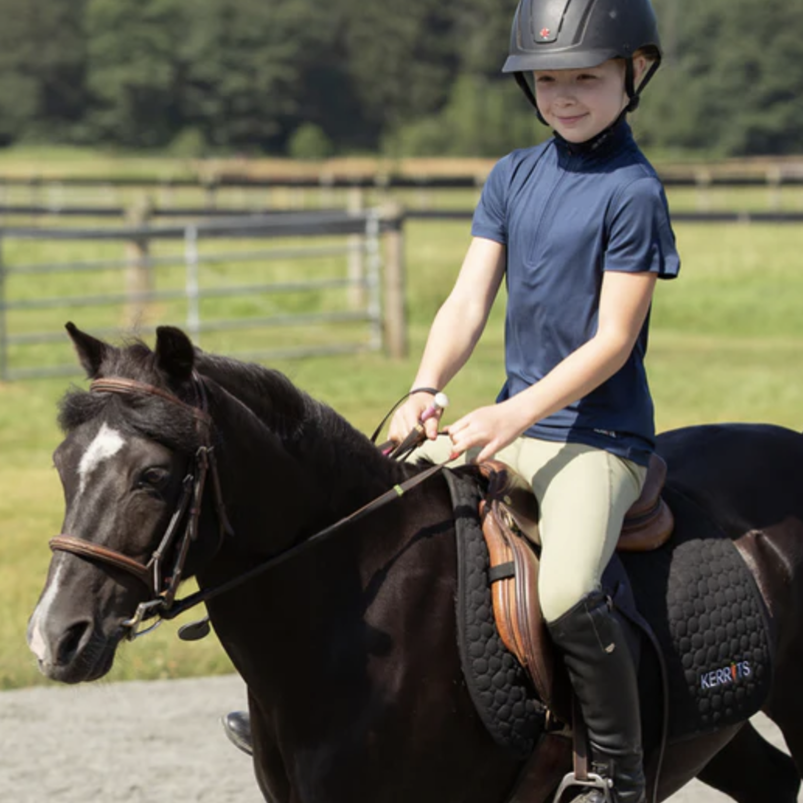 Kerrits Kids' Ice Fil Short Sleeve Shirt