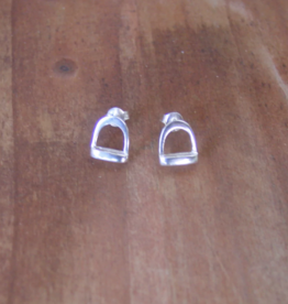 Baron Eq Stirrup Stud Earrings