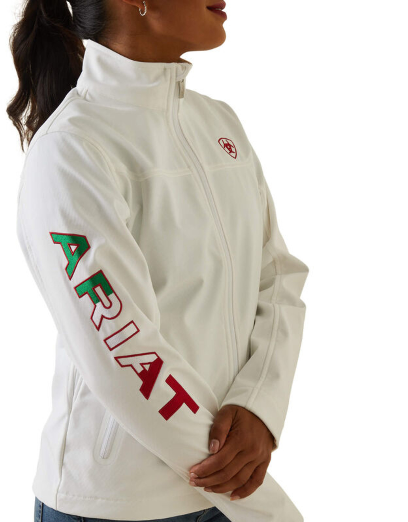 Calabasas Saddlery - Ariat Ladies' Team Softshell Mexico Jacket