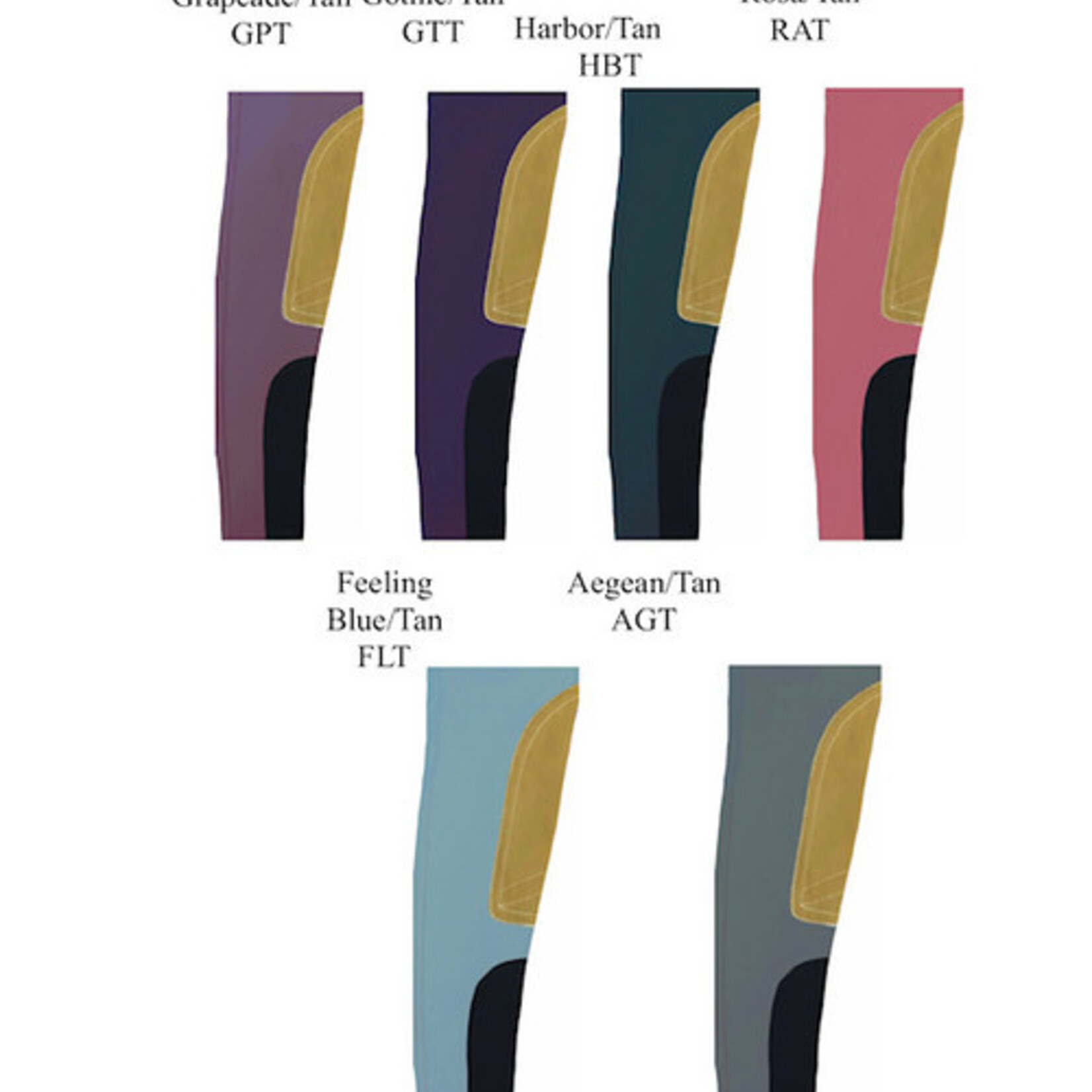 Tailored Sportsman Ladies' Low-Rise Front Zip Sock Breech