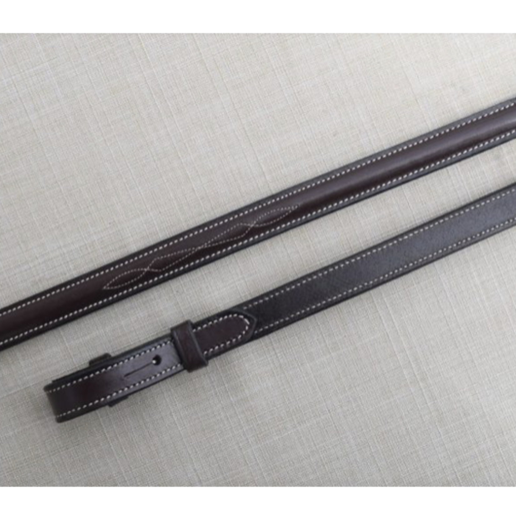 Black Oak Raised Fancy Laced Rein