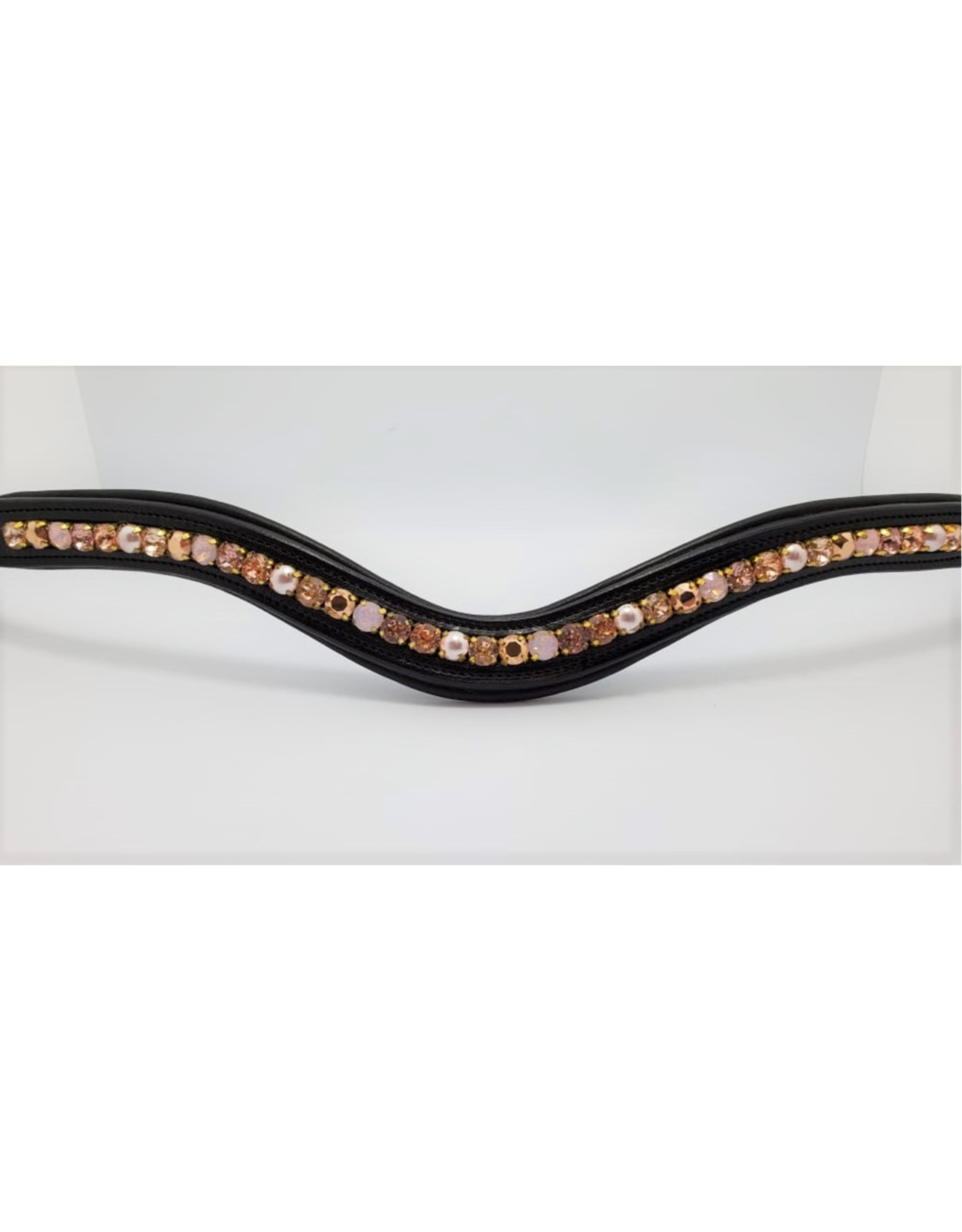 Red Barn Rose & Pearl Browband