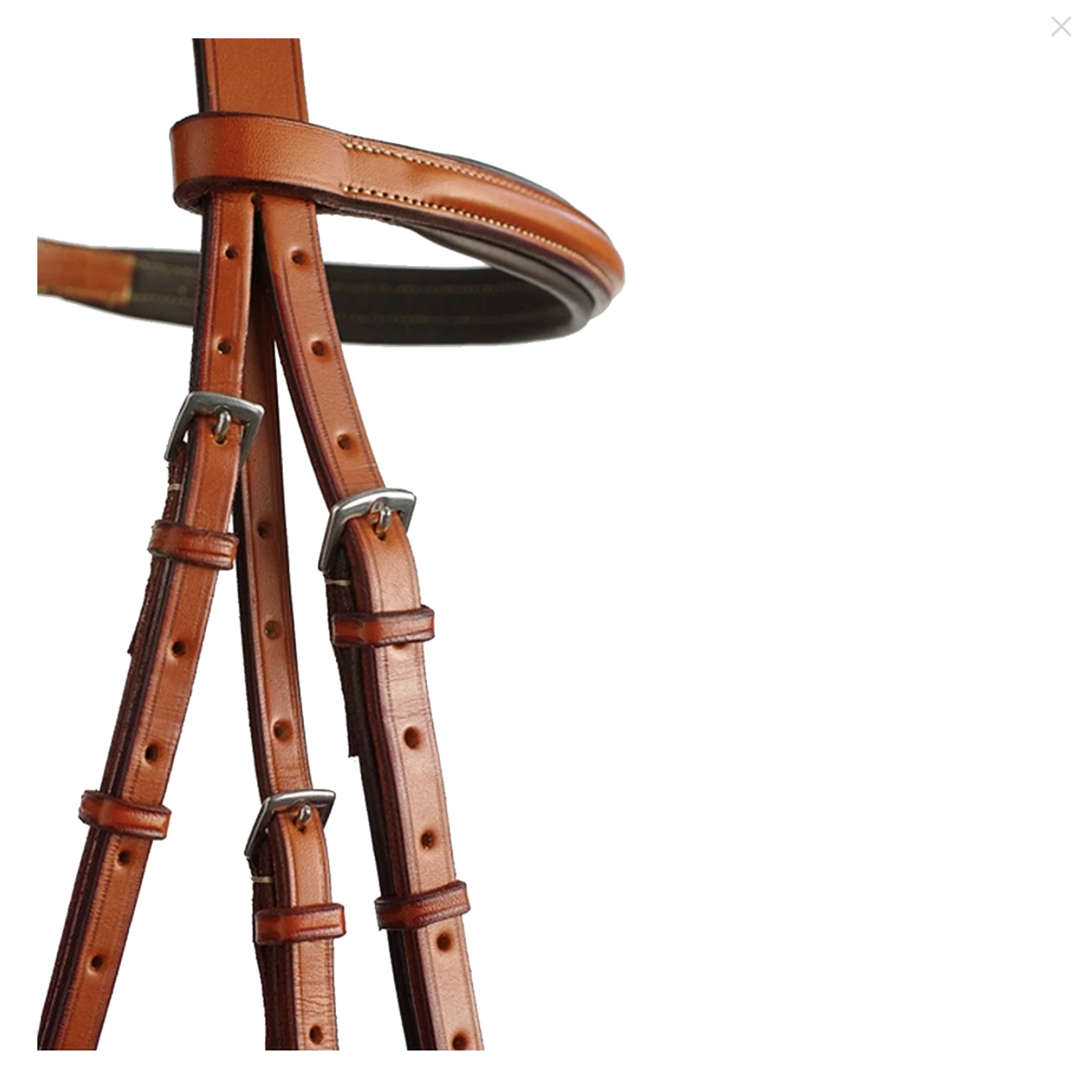 Edgewood Padded Fancy Stitched 1" Headstall