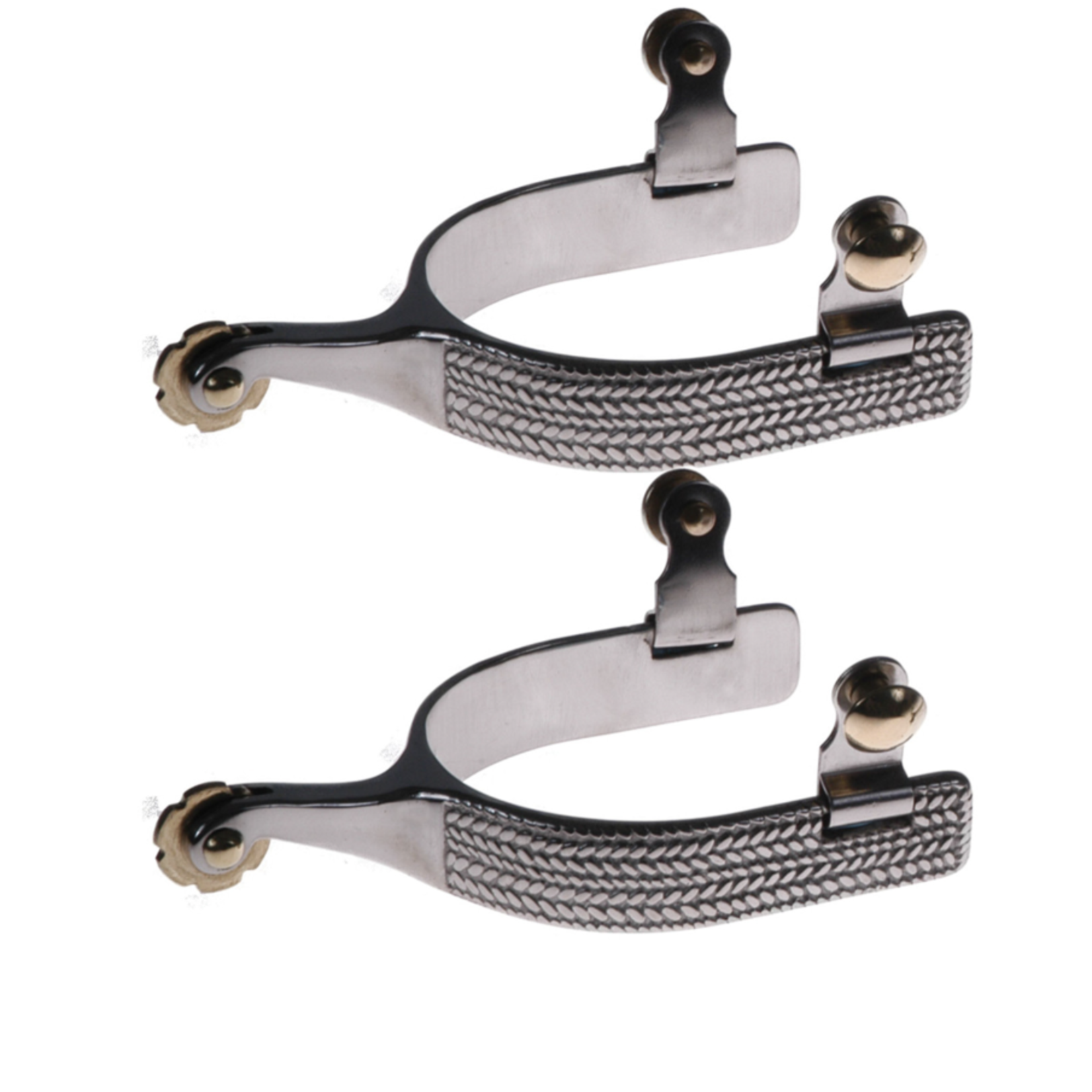 JMI Basket Weave 3/4" Rowel Spur