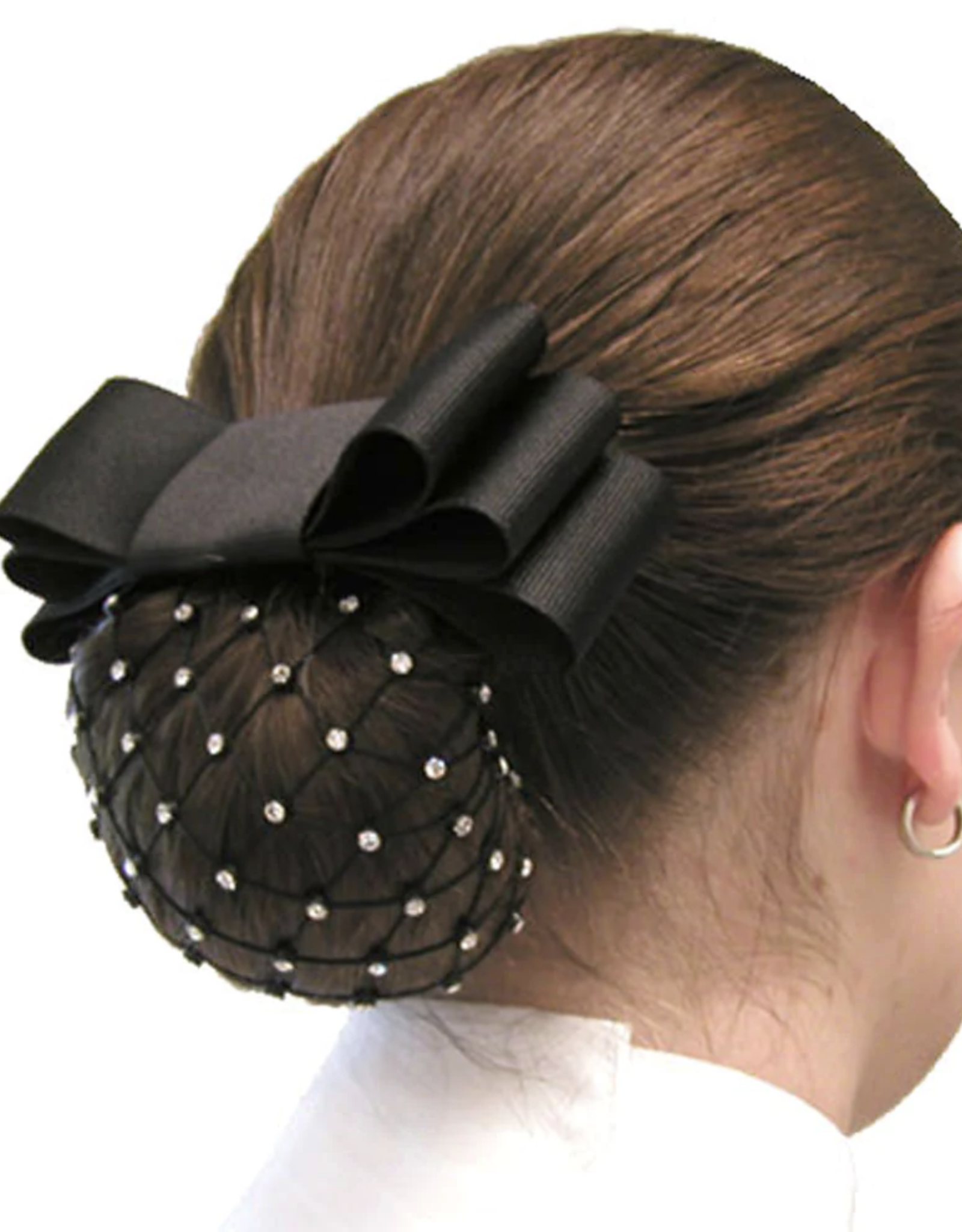 Diamond Eq Rhinestone with Bow Snood