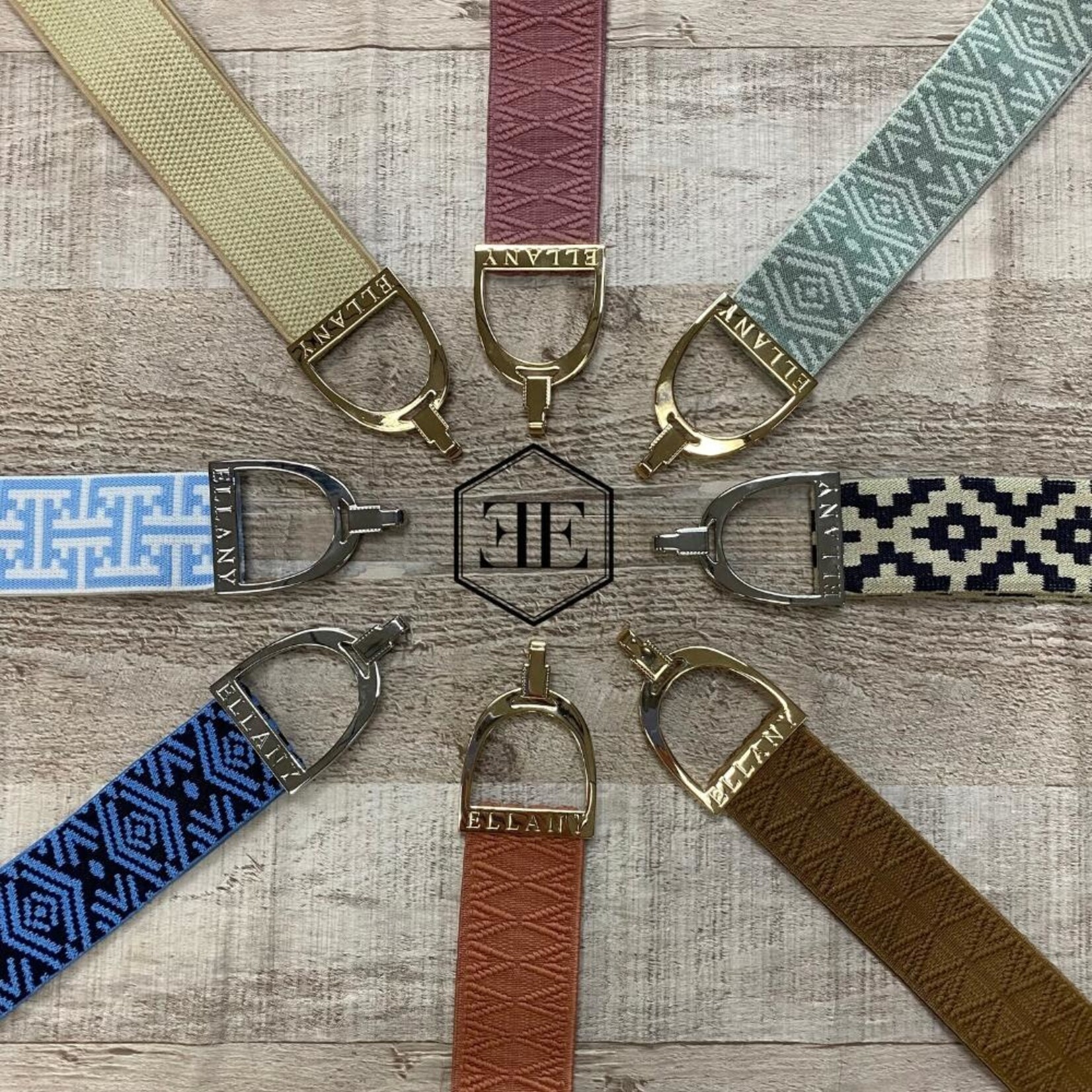 Ellany Ellany Gold Stirrup 2" Belt