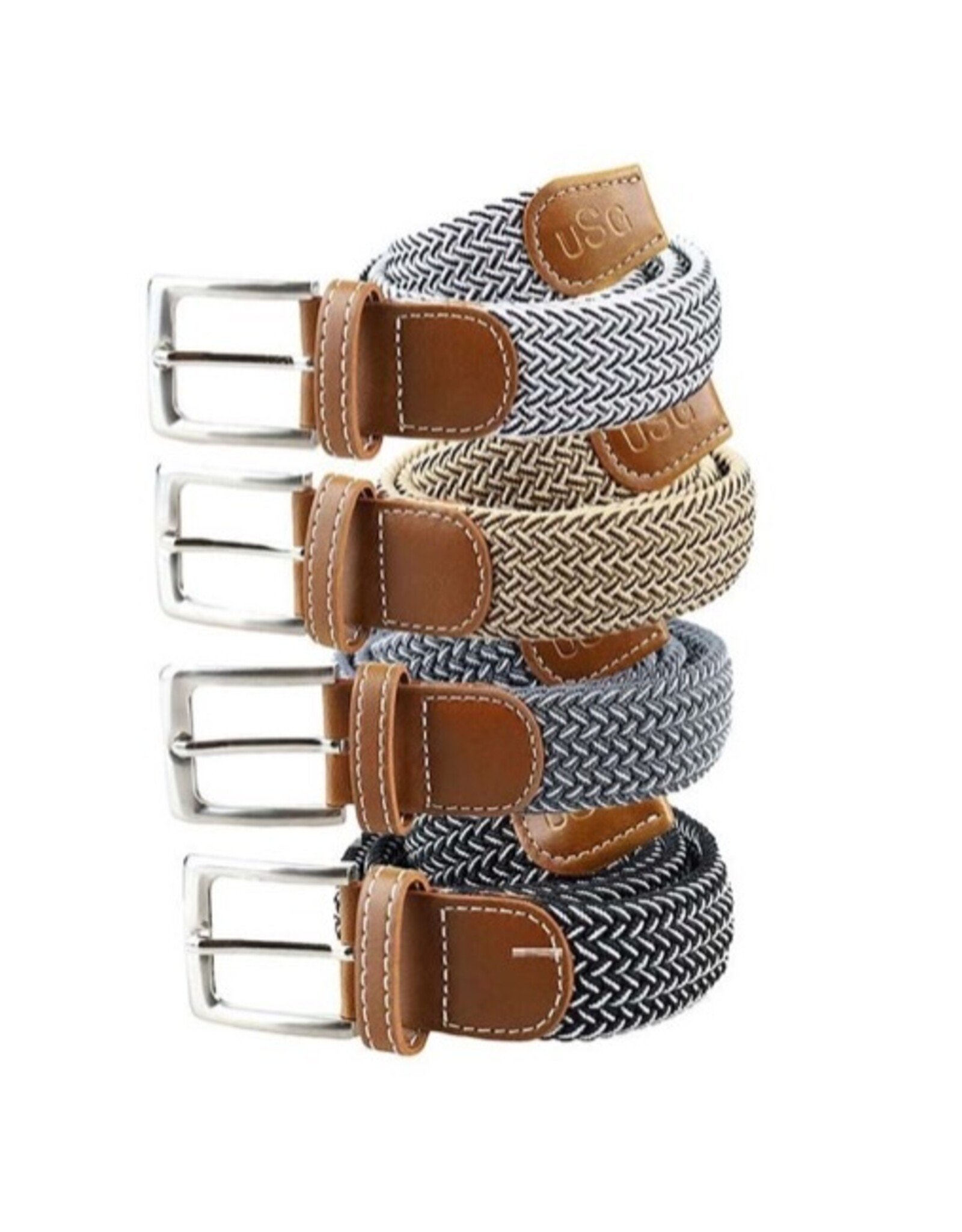 Stripe Braided Belt