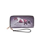 Paint Horse Clutch Wallet