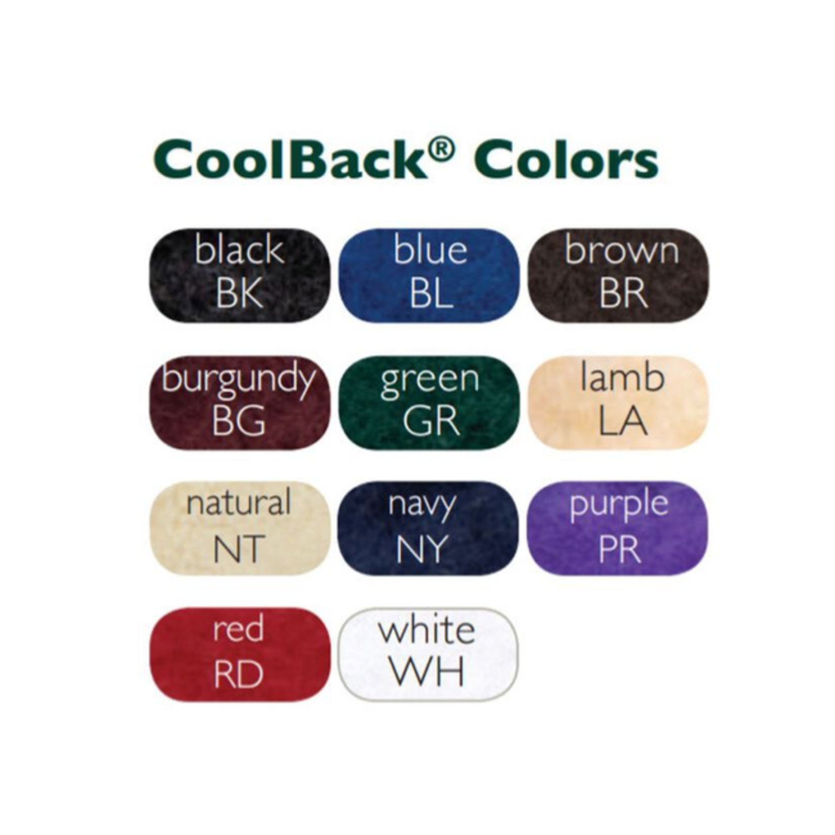 Toklat CoolBack 4-Piece Halter Cover Set
