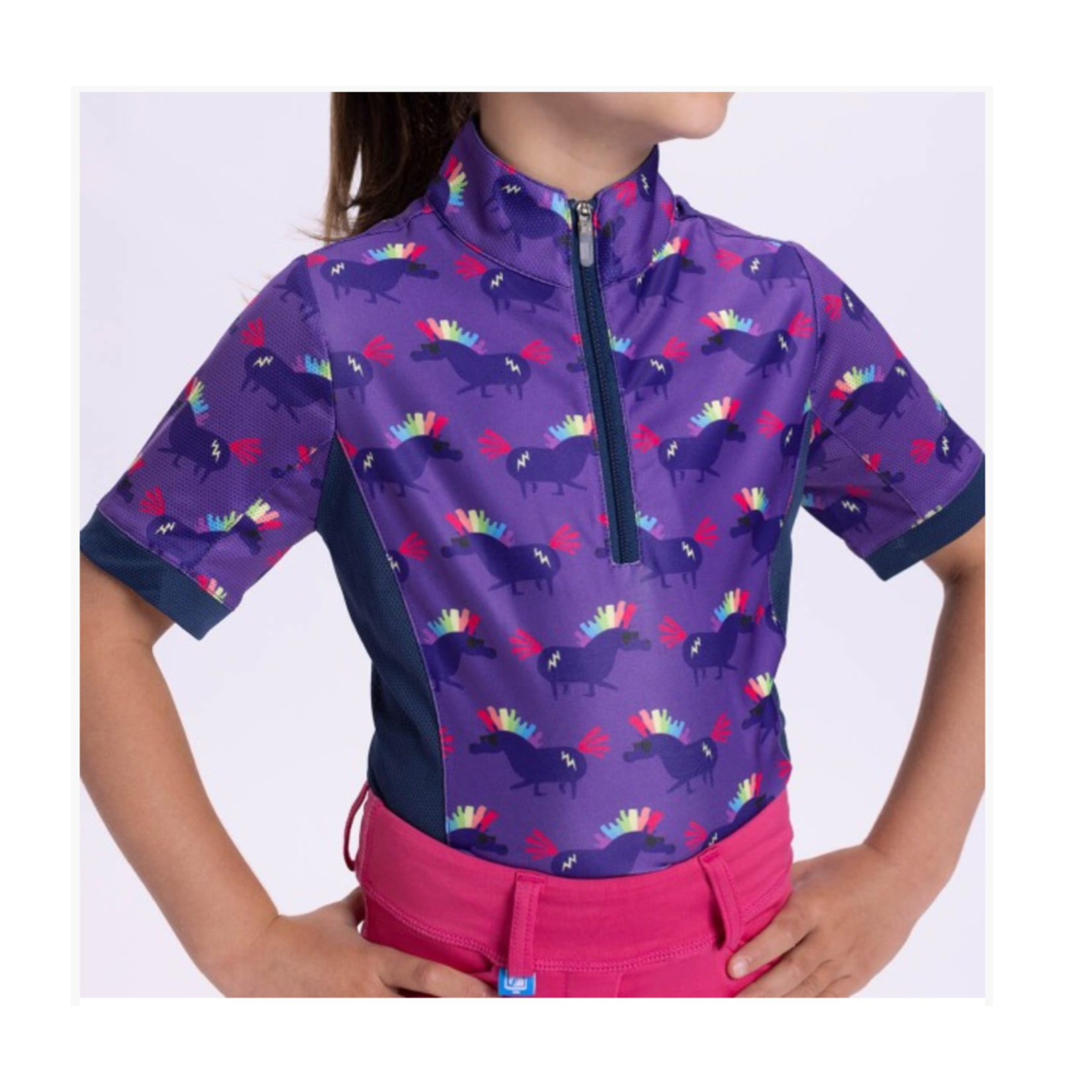 Romfh Kids' Printed Short Sleeve Sun Shirt