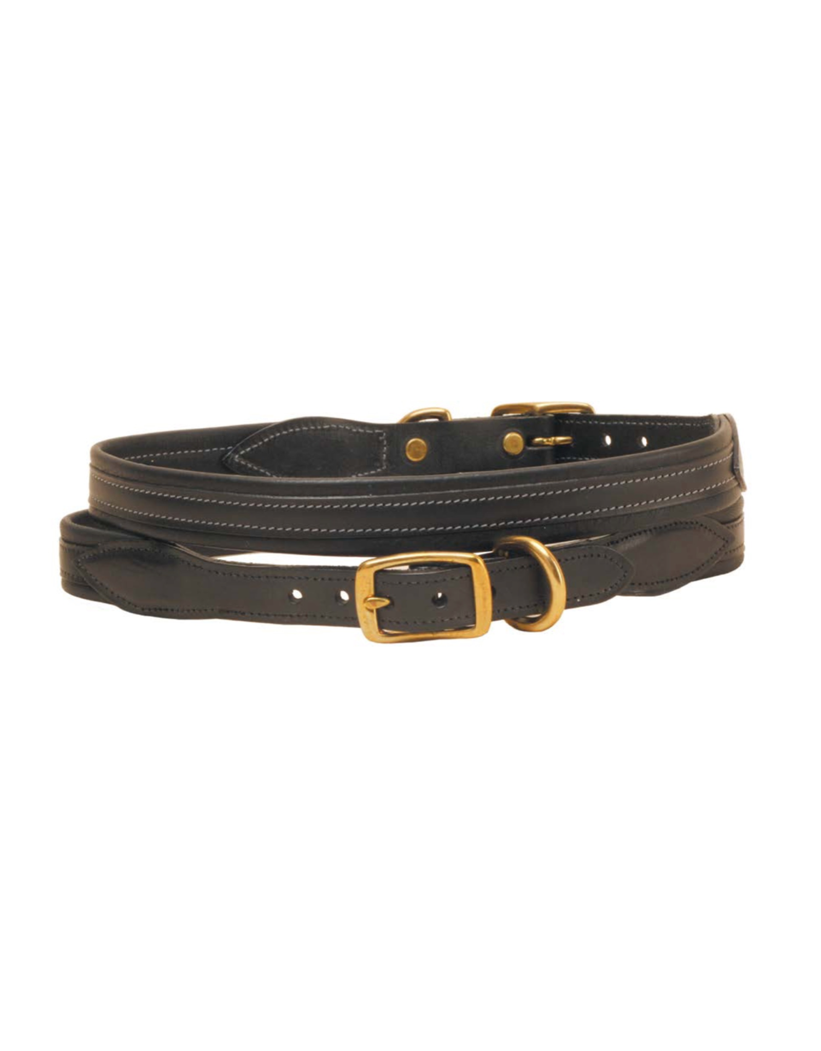 Tory Leather 1" Padded Overlay Collar