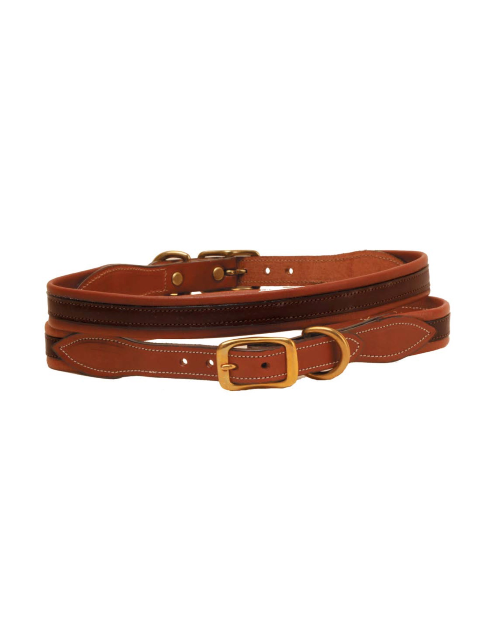 Tory Leather 1" Padded Overlay Collar
