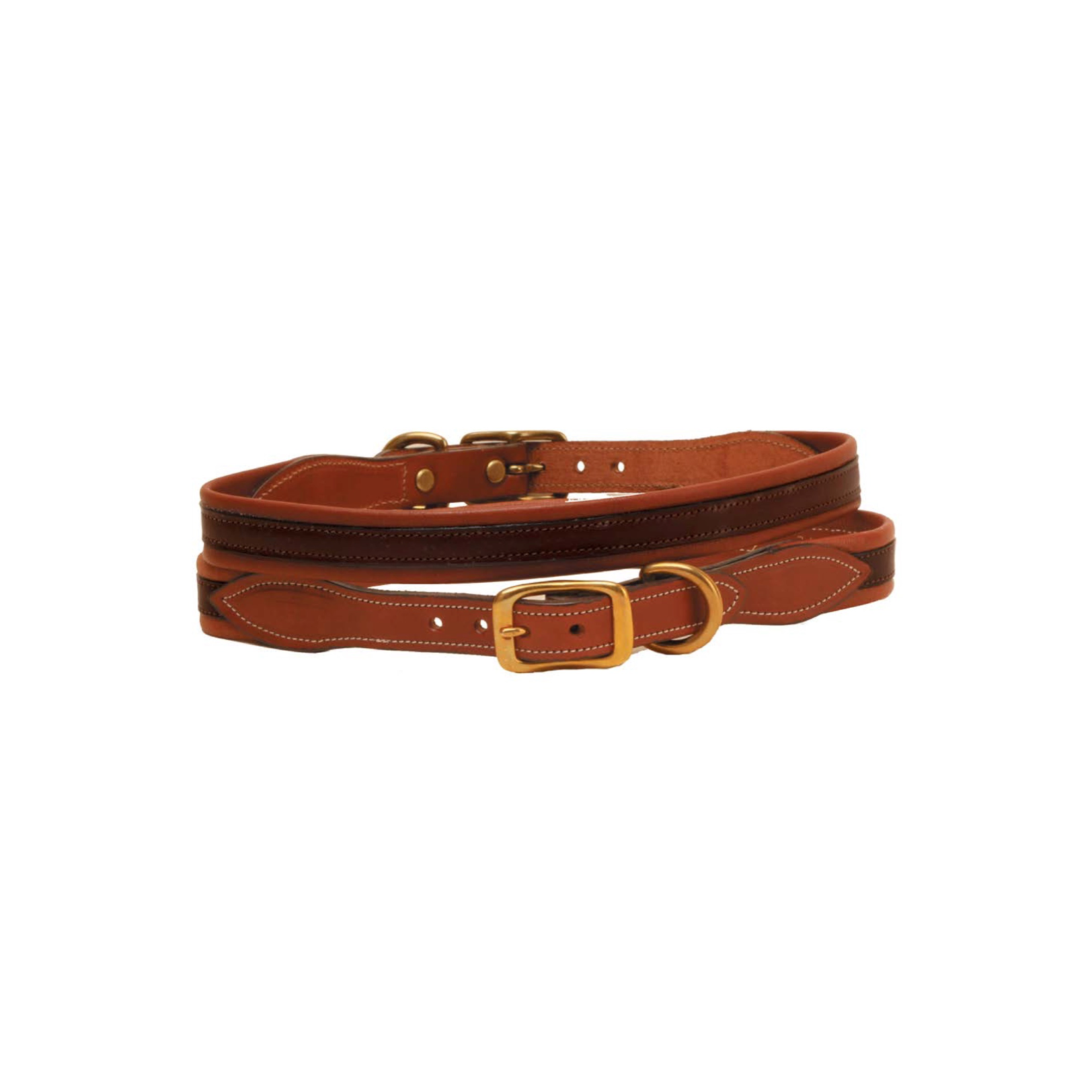 Tory Leather 1" Padded Overlay Collar