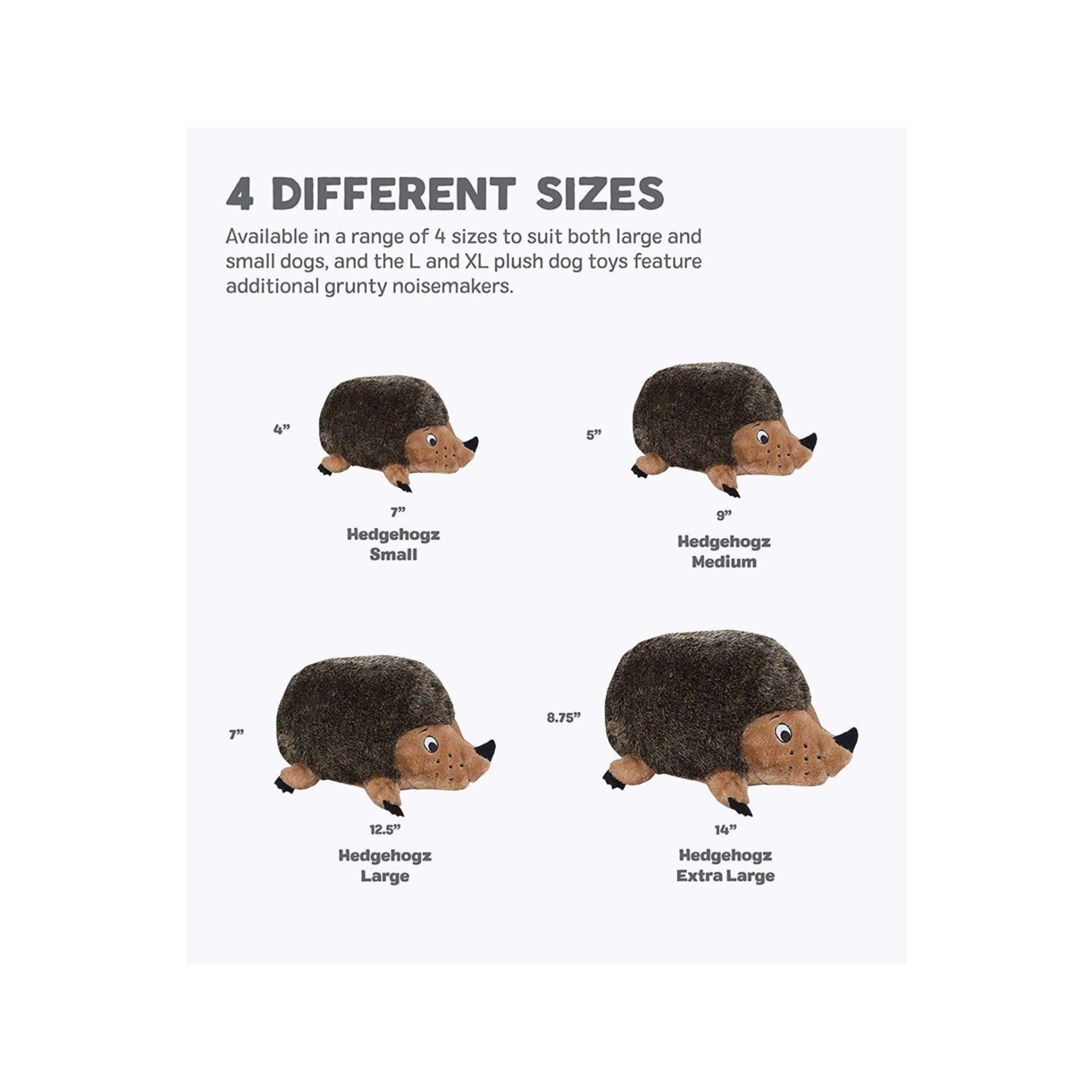 Outwardhound Outward Hound Medium Hedgehog Dog Toy