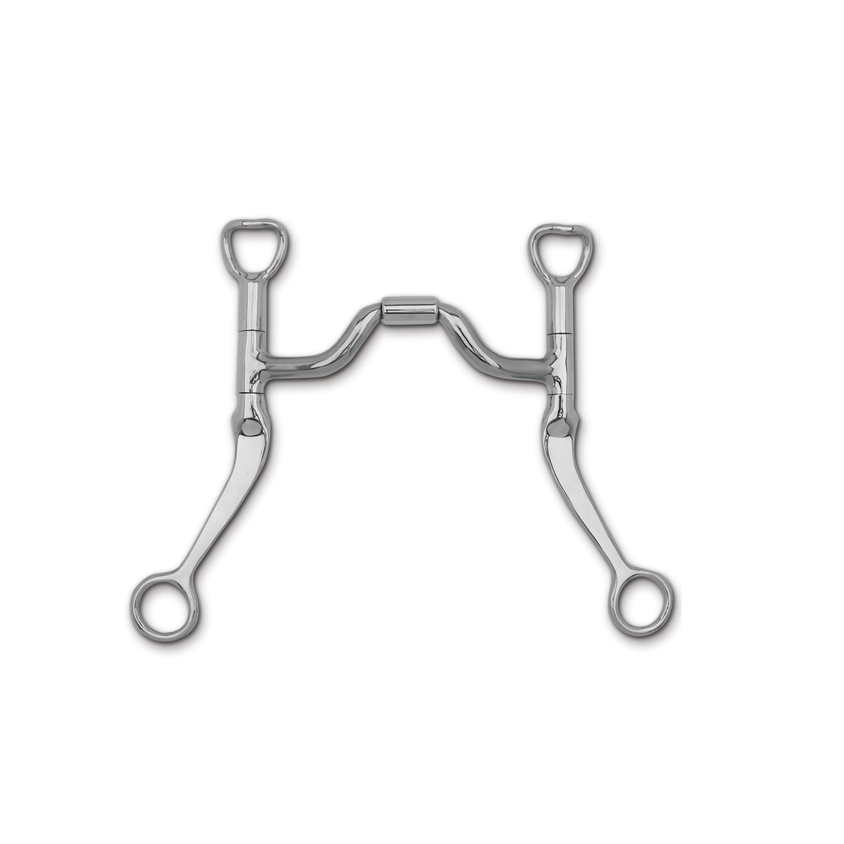 Myler Myler MB33 Flat Shank Medium Wide Ported Barrel Bit