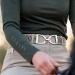 Ellany Ellany Silver Stirrup 1.5" Belt