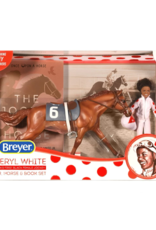 Breyer Cheryl White Rider, Horse, & Book Set