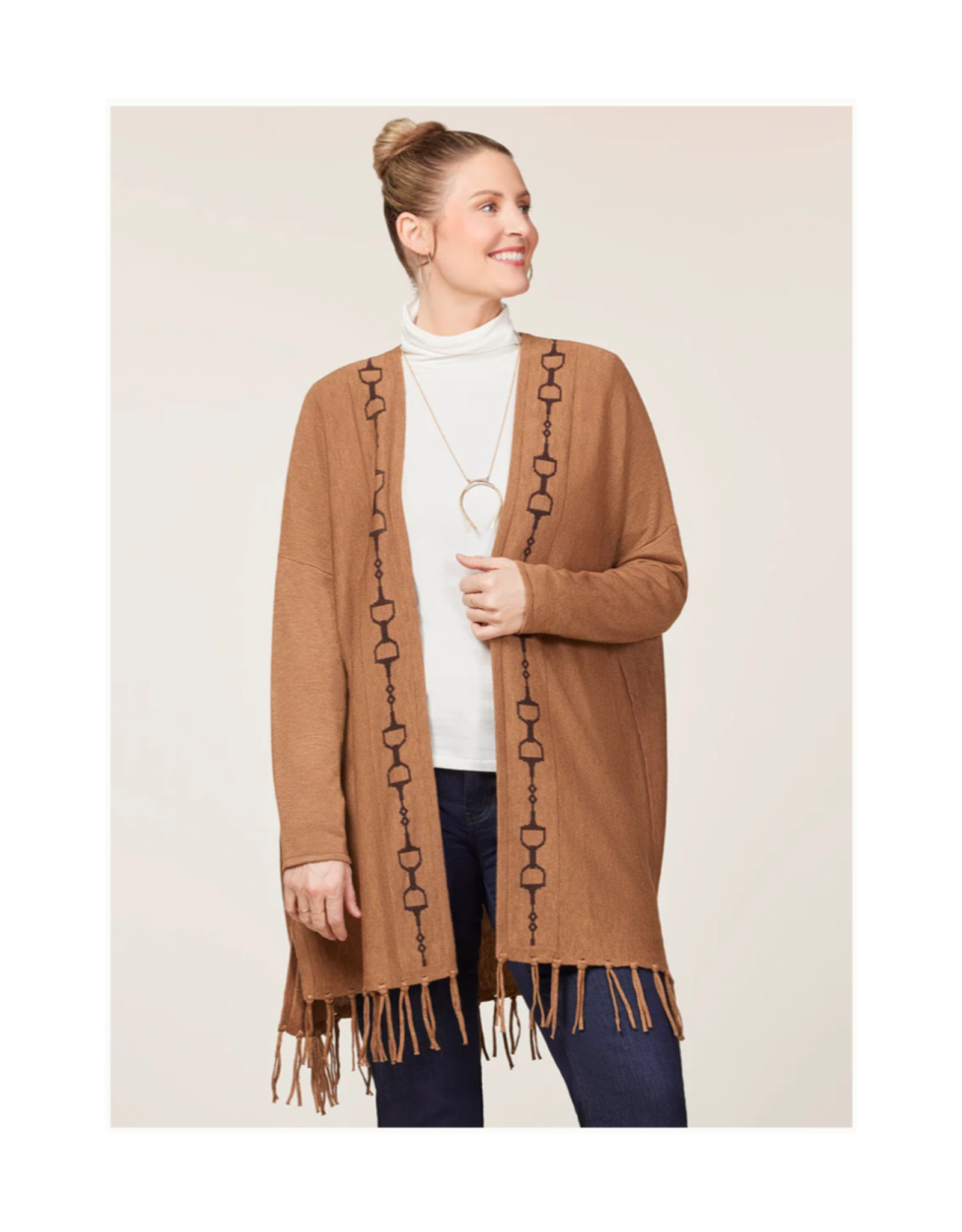 EQL EQL  Ladies' Bits & Fringe Cardigan