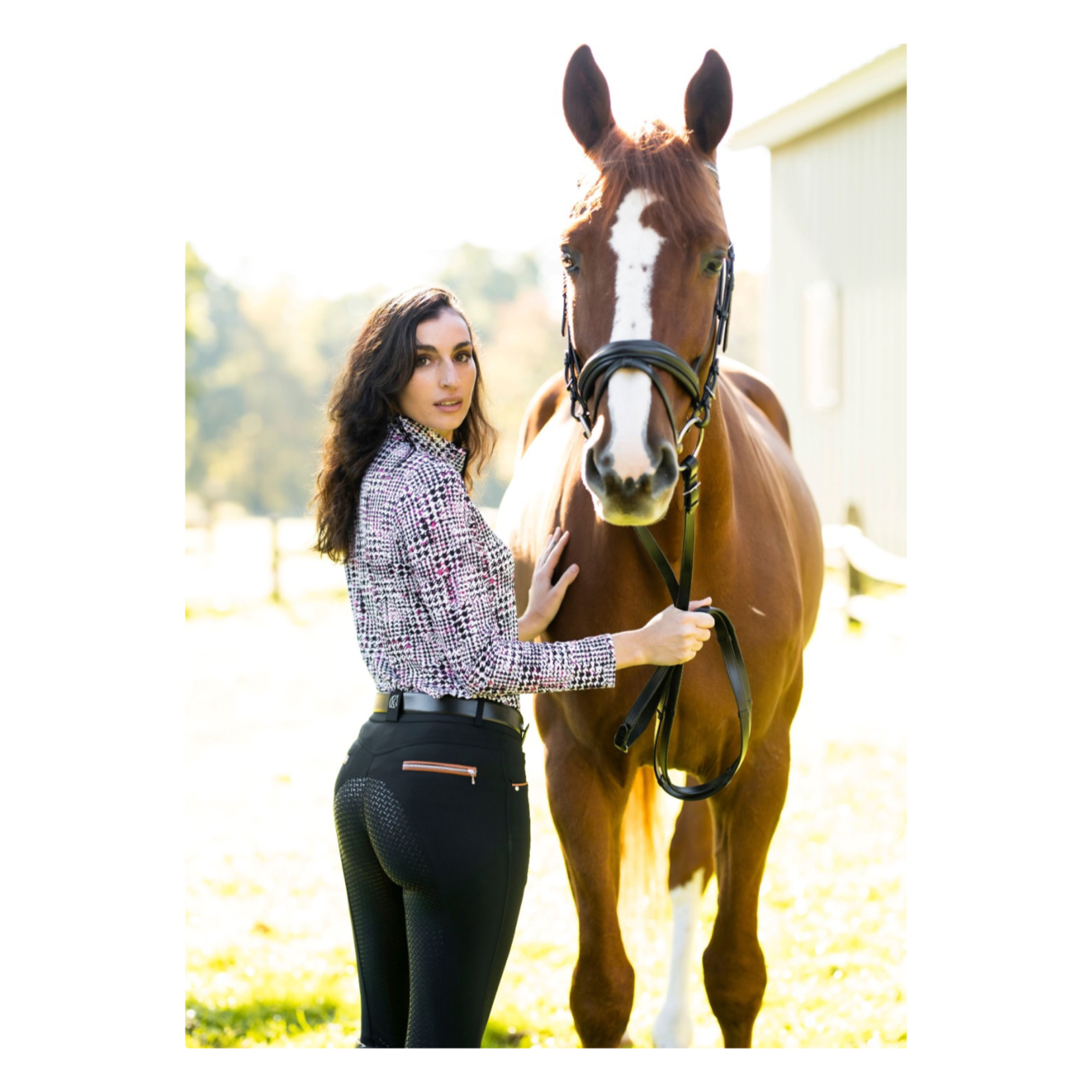 KL Select Ladies' Gabrielle Full Seat Breech