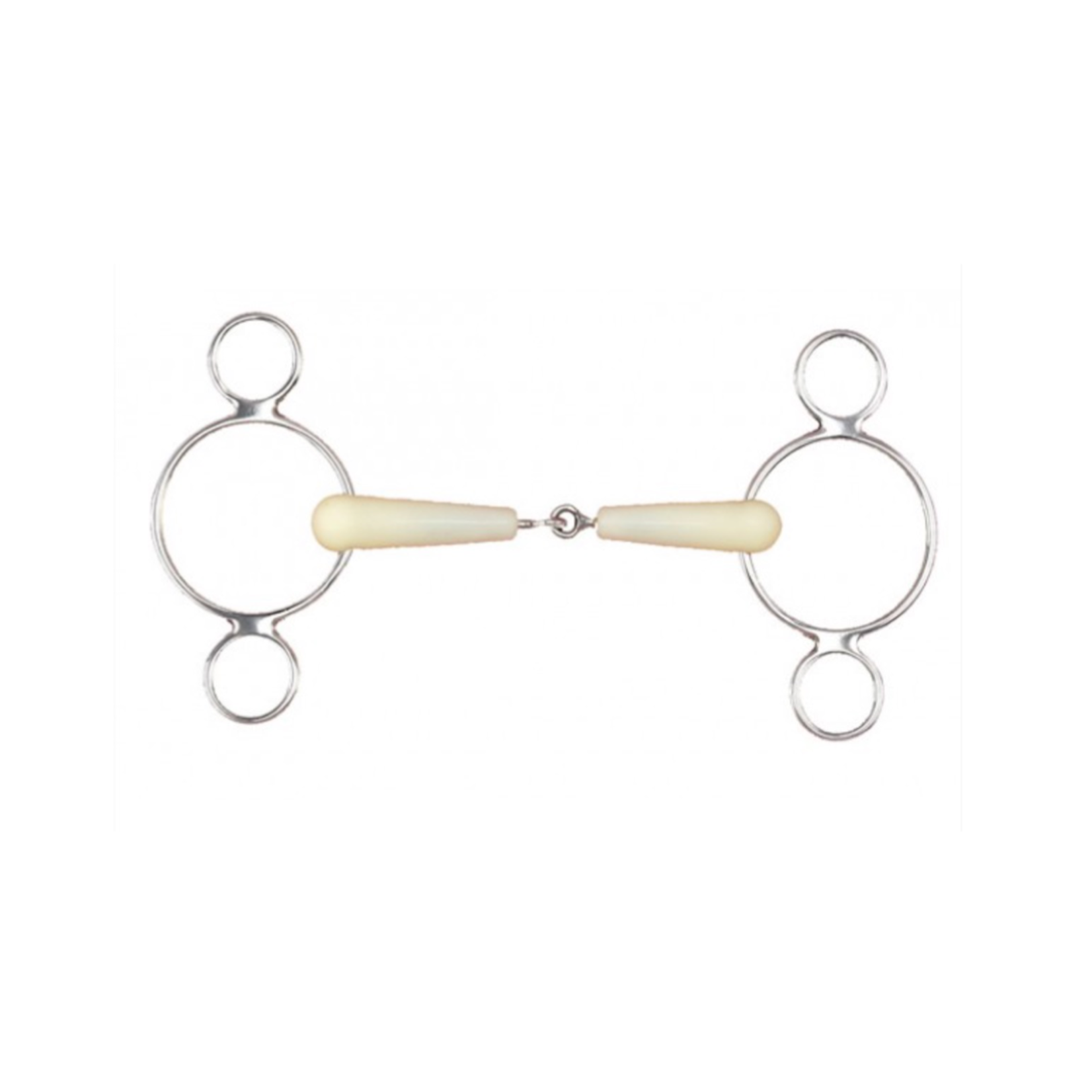 Happy Mouth Snaffle 2-Ring Gag Bit