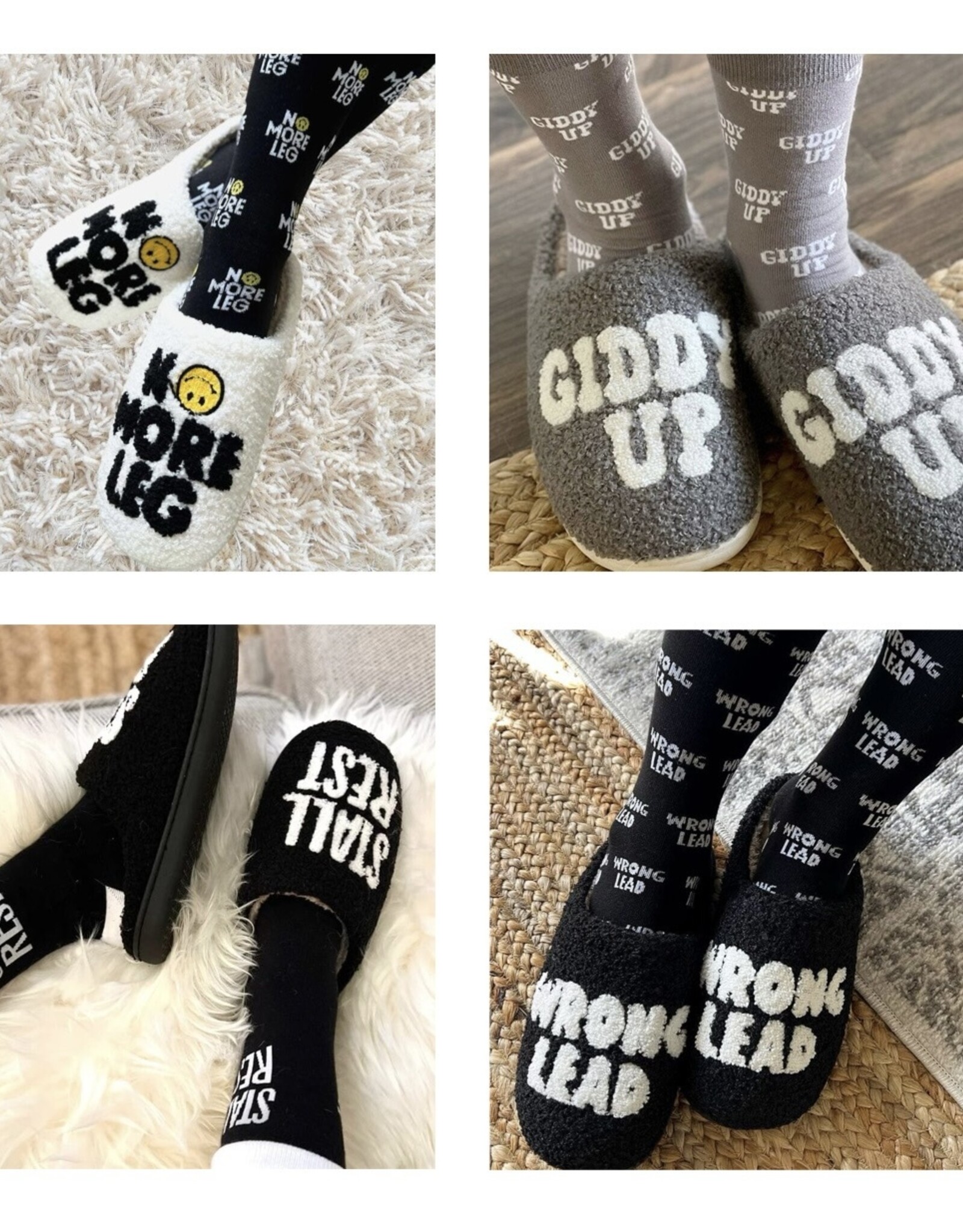 Dreamers & Schemers Socks and Slippers Set