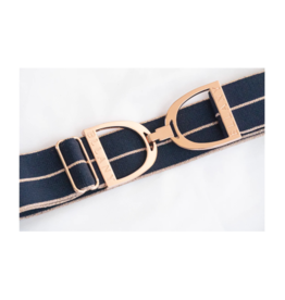 Ellany Ellany Rose Gold Stirrup 1.5" Belt