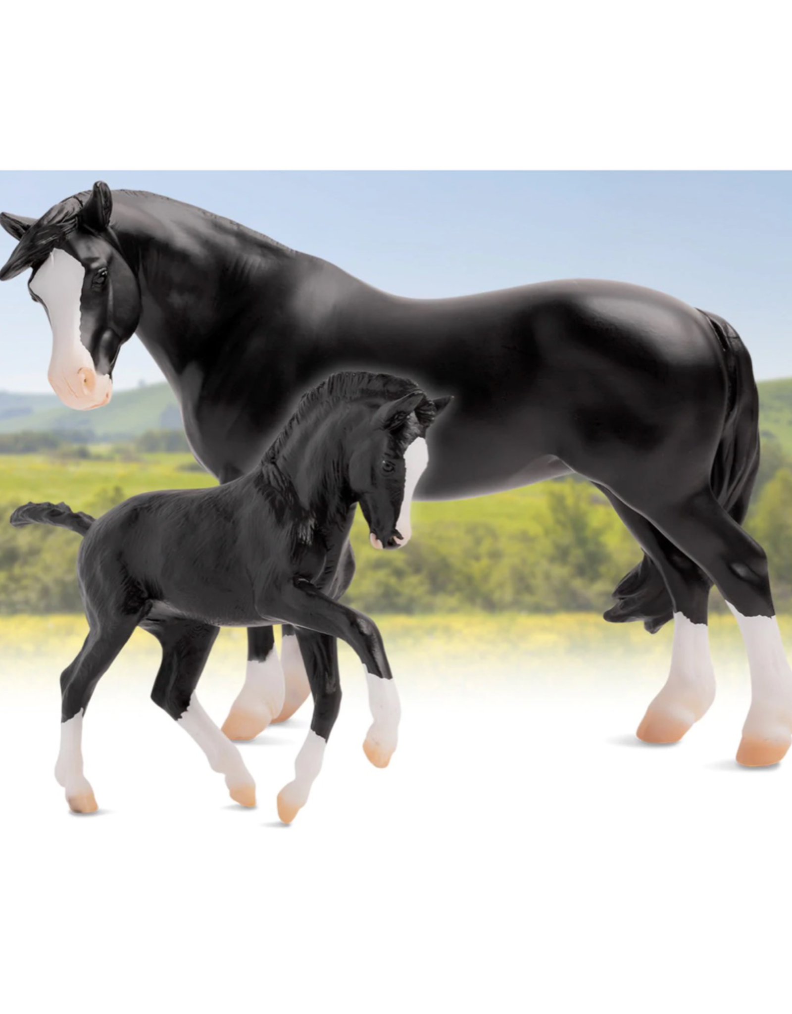 Breyer Nistar Blazing Kansas Lom & Ethel