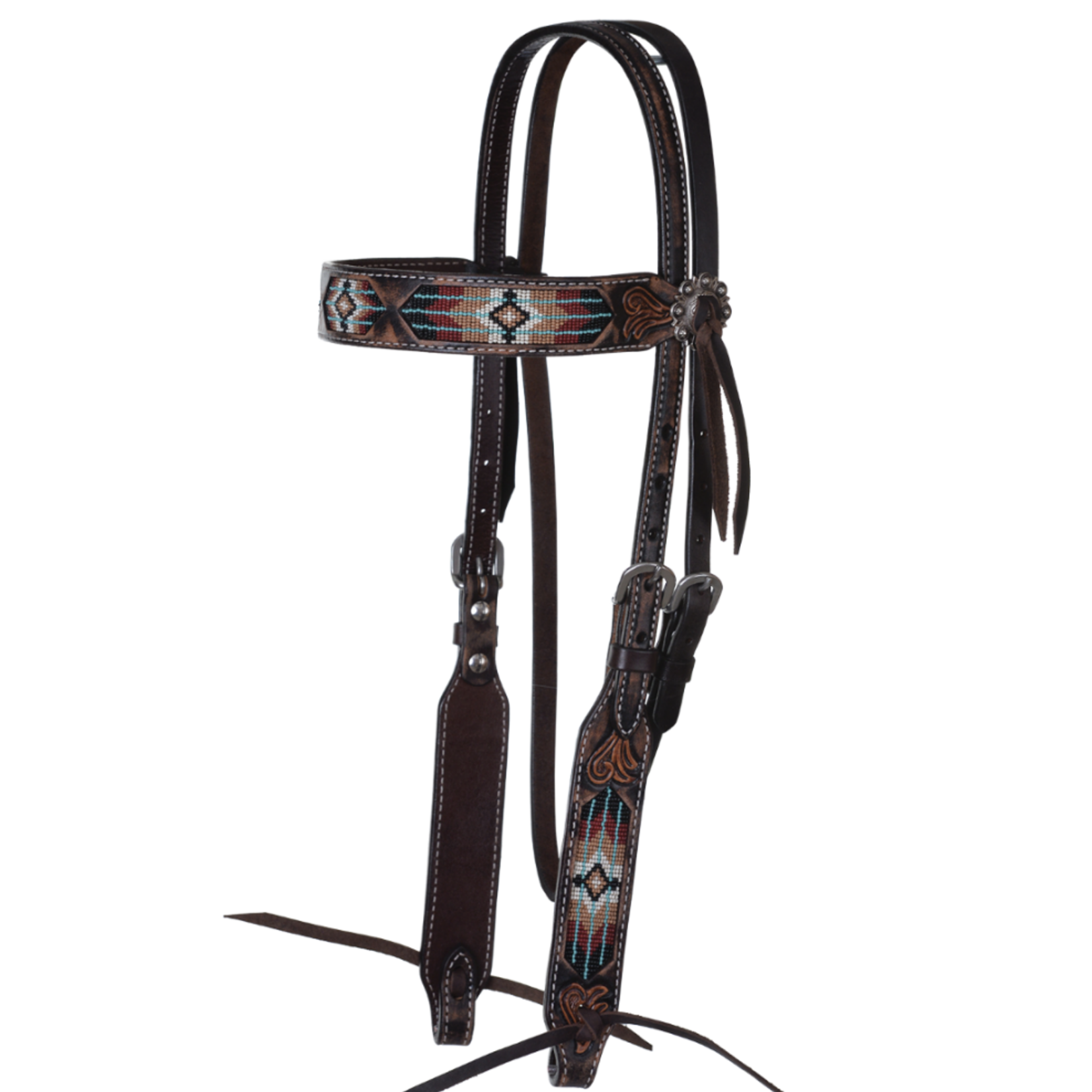 Circle Y Southwestern Beaded Headstall