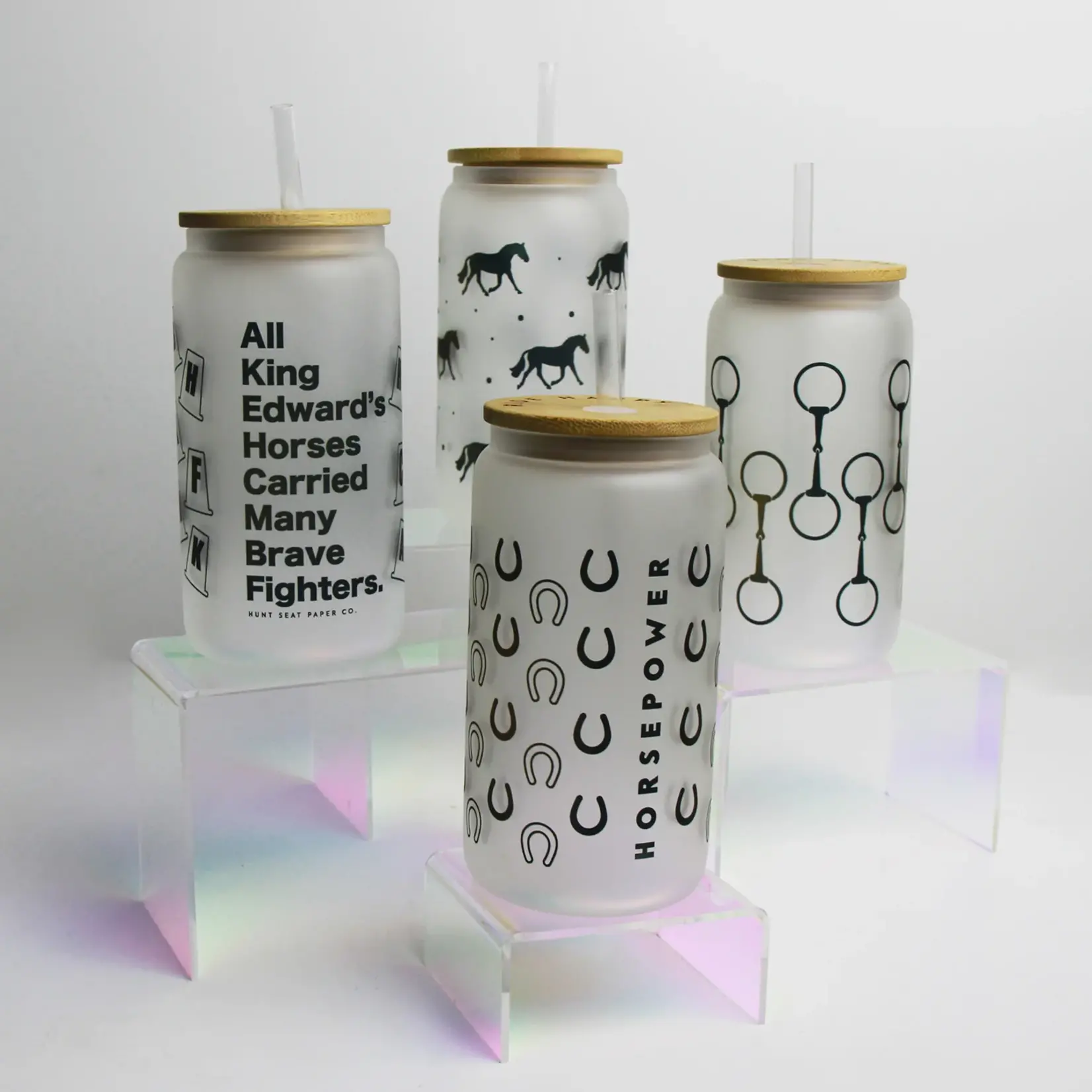 Hunt Seat Paper Co Hunt Seat Paper Co. Glass Tumbler