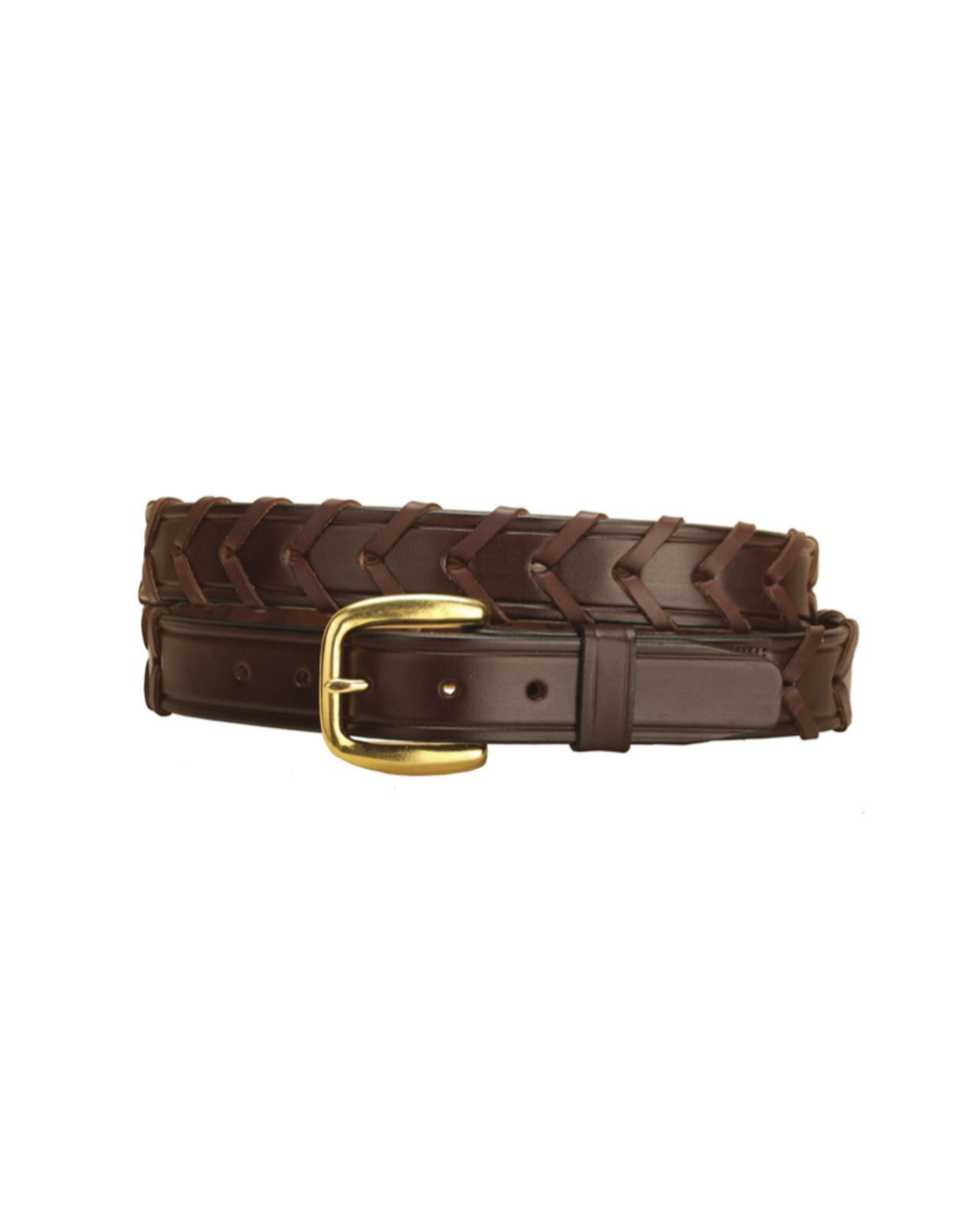 Tory Leather English Bridle Laced Belt