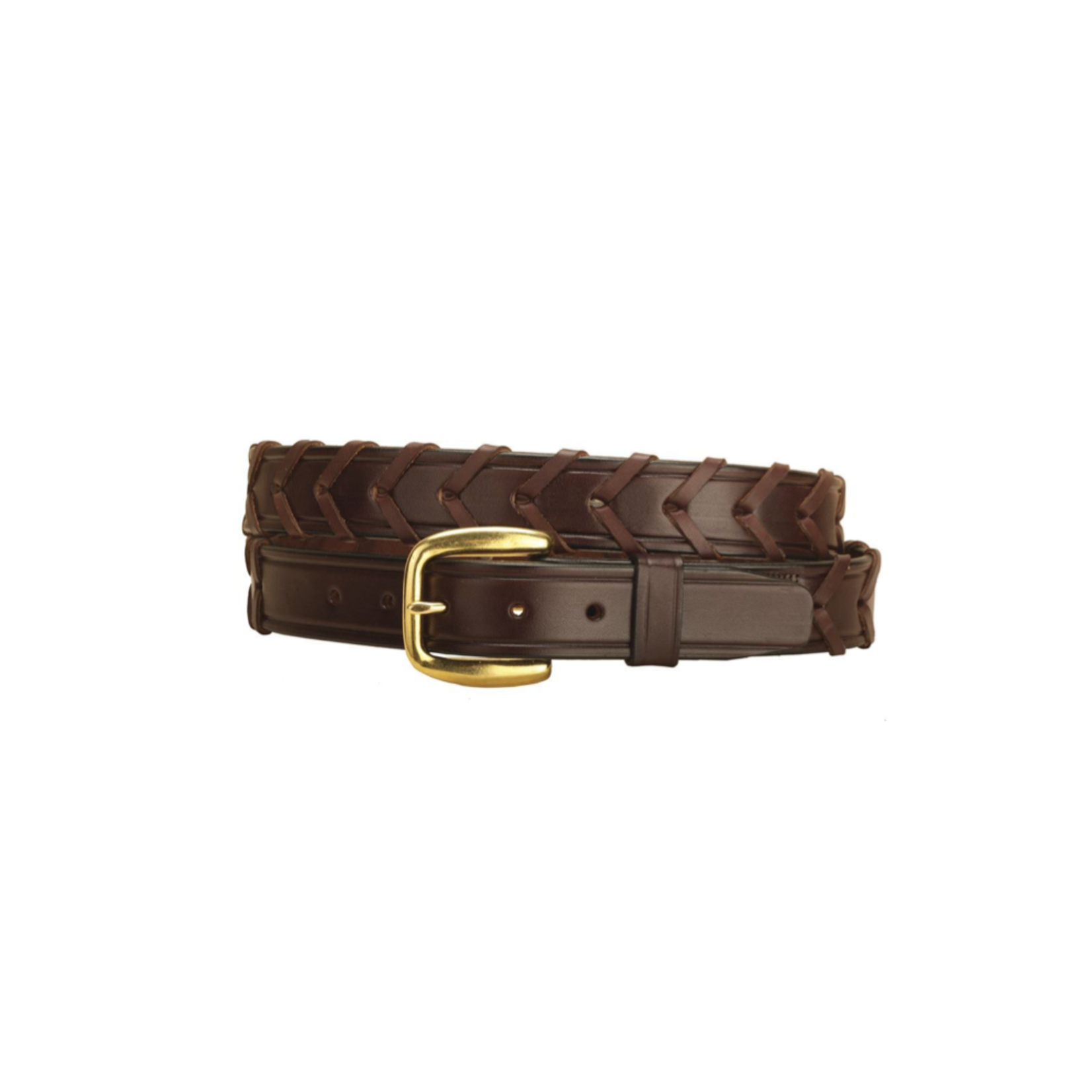 Tory Leather English Bridle Laced Belt