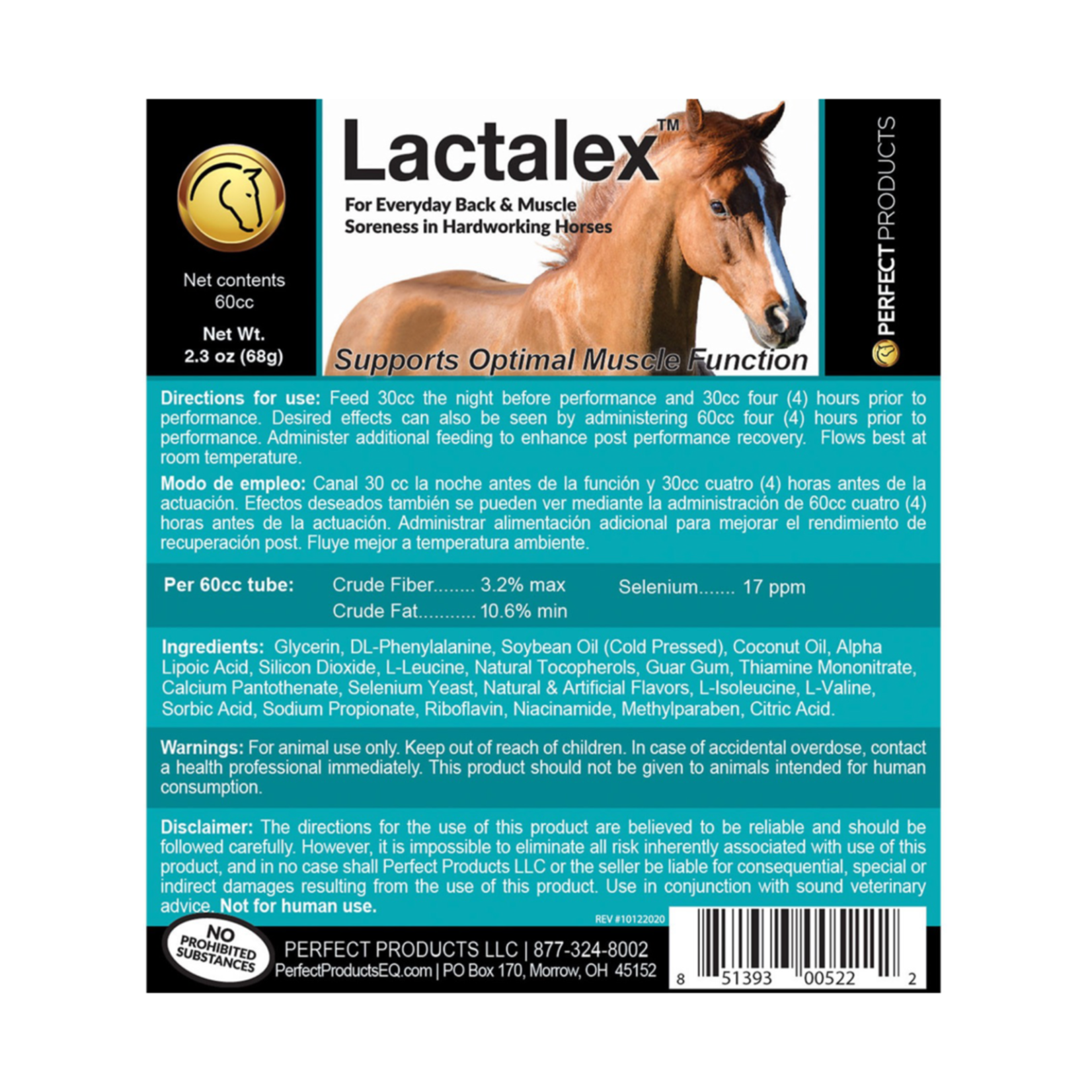 Perfect Prep Lactalex 40g Pellets Packet