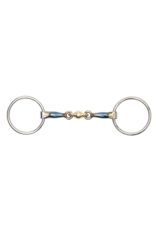Shires Shires Blue Steel Iron with Lozenge Loose Ring Bit