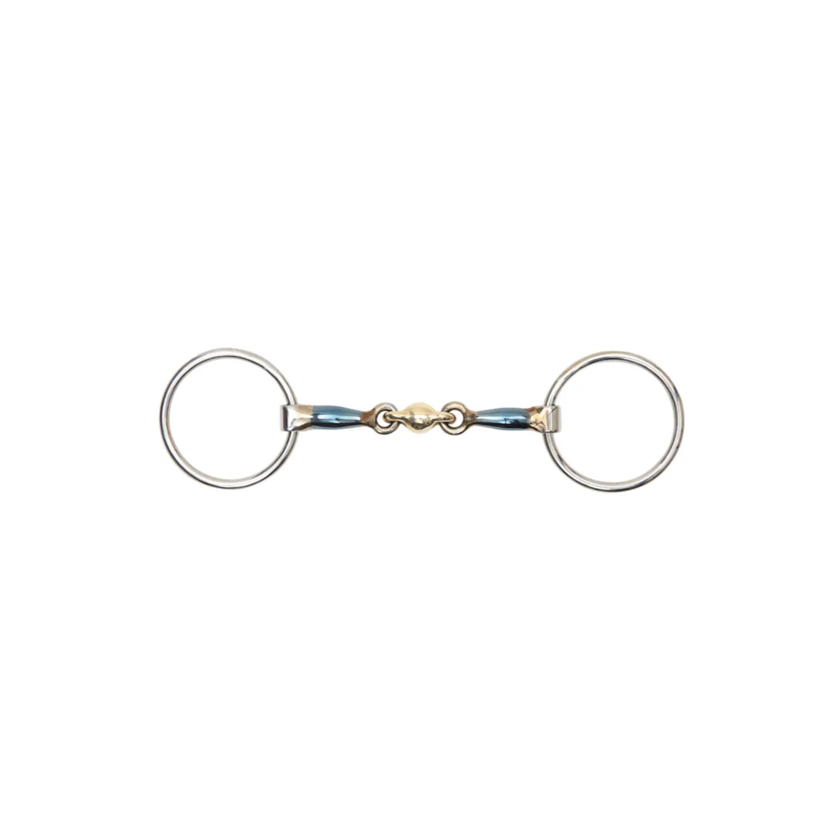 Shires Shires Blue Steel Iron with Lozenge Loose Ring Bit