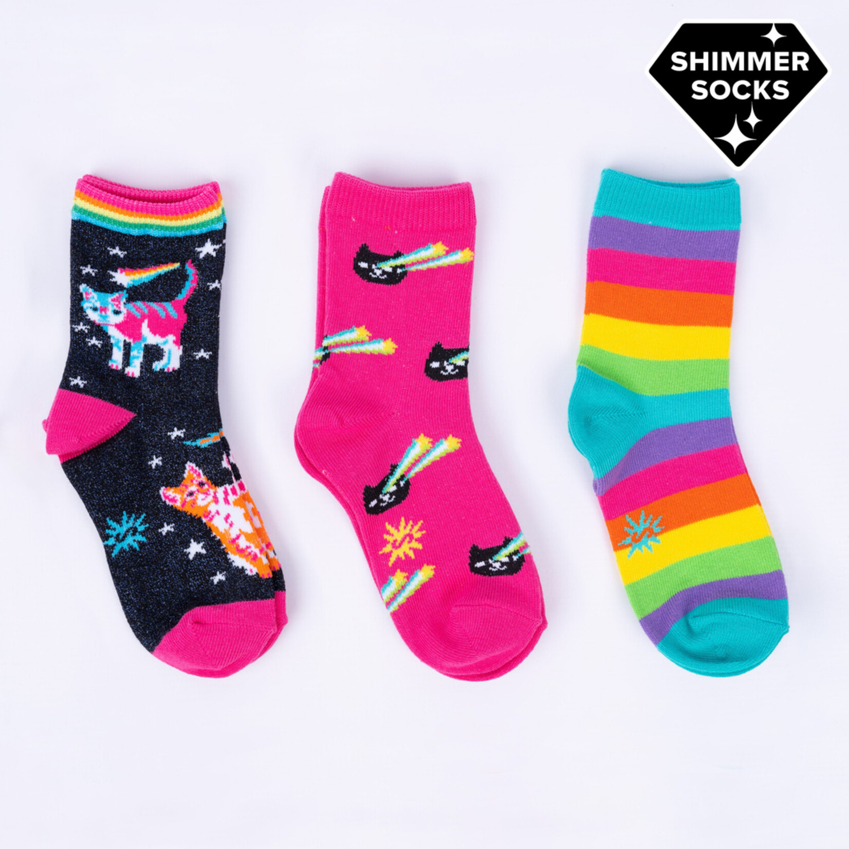 Sock It To Me Kids' Crew Sock - 3pk