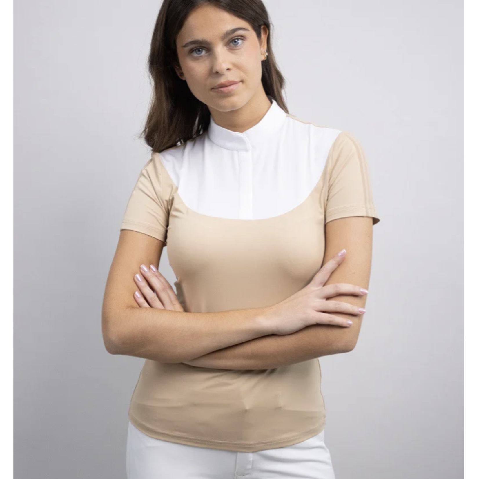 Harcour Harcour Ladies' Prystie Short Sleeve Shirt