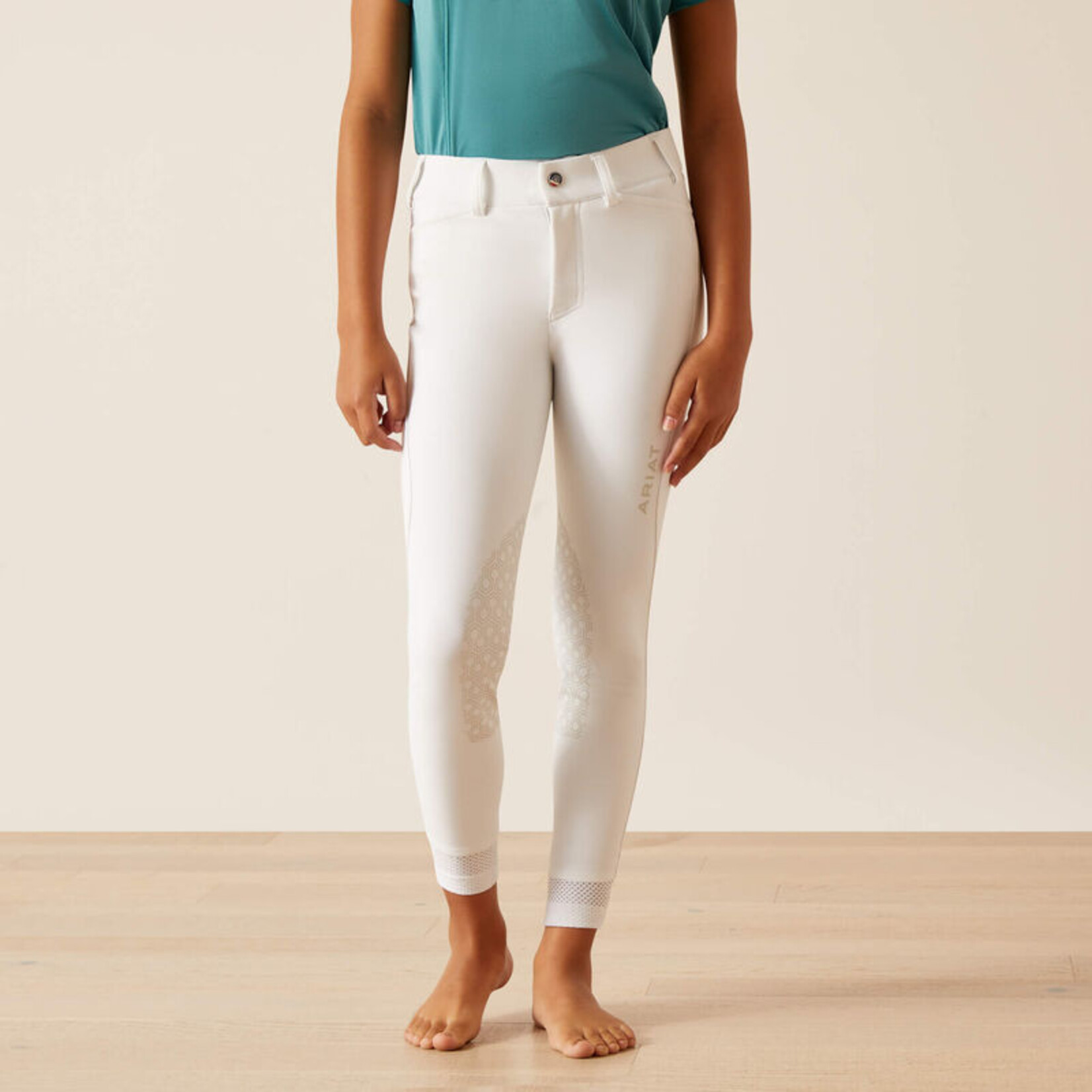 Ariat Kids' Tri Factor Grip Knee Patch Breeches