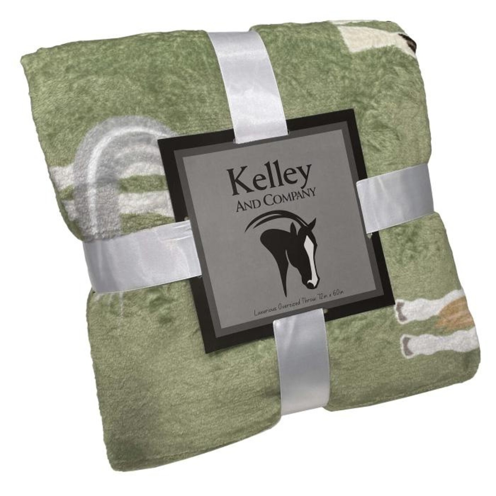 Horse Tails Fleece Throw Blanket