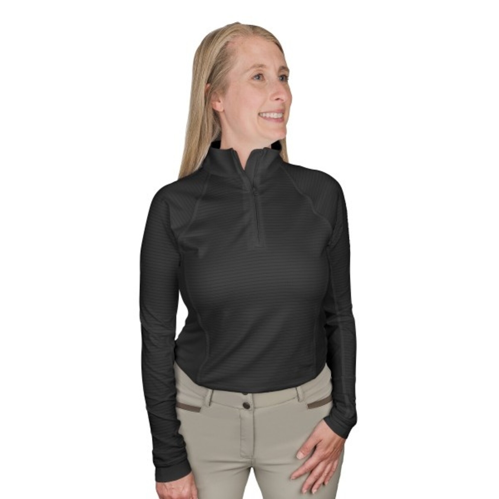 Ovation Ladies' Textured Long Sleeve Shirt