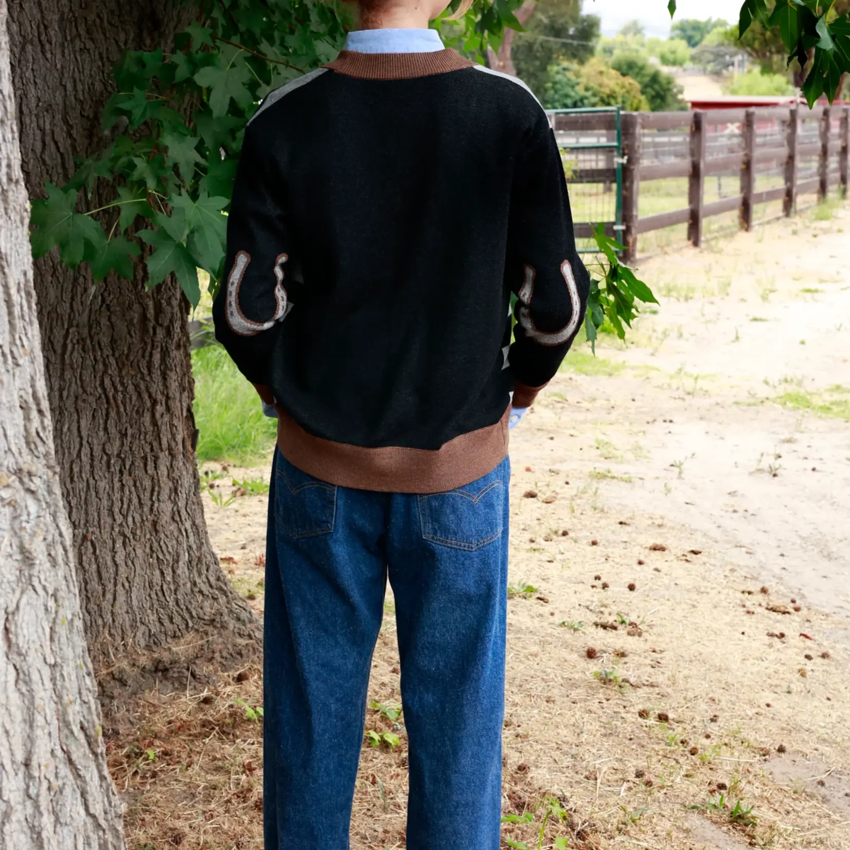 Huntsmen & Hounds Huntsmen & Hounds Ladies' Lucky Stripe Cardigan